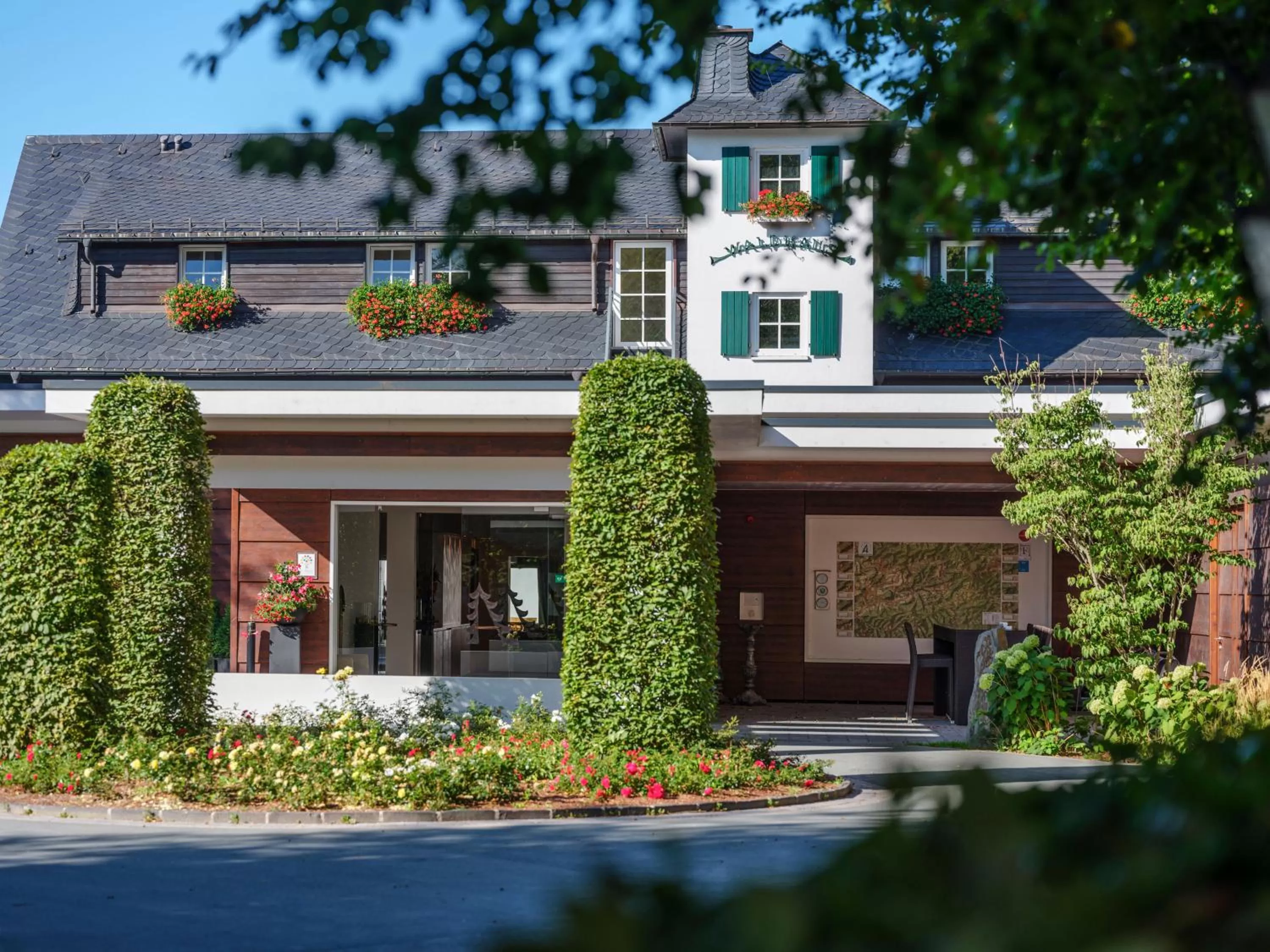 Facade/entrance in Waldhaus Ohlenbach