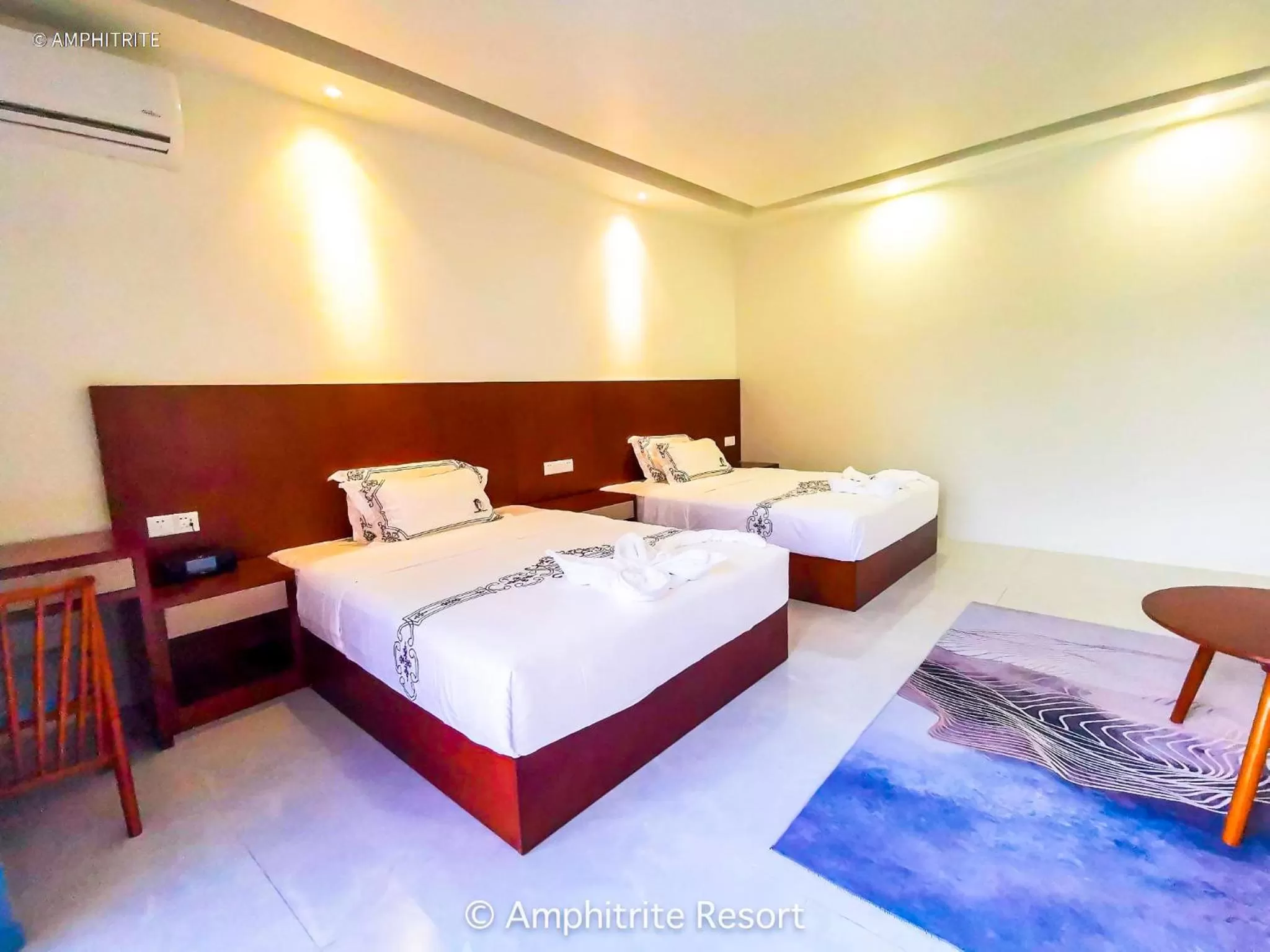 Bed in Amphitrite Resort