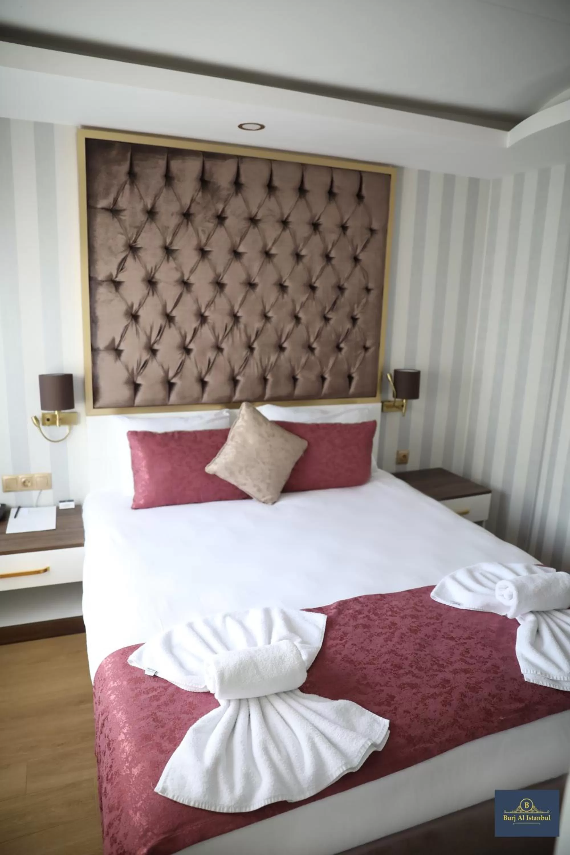 Bed in Burj Al Istanbul