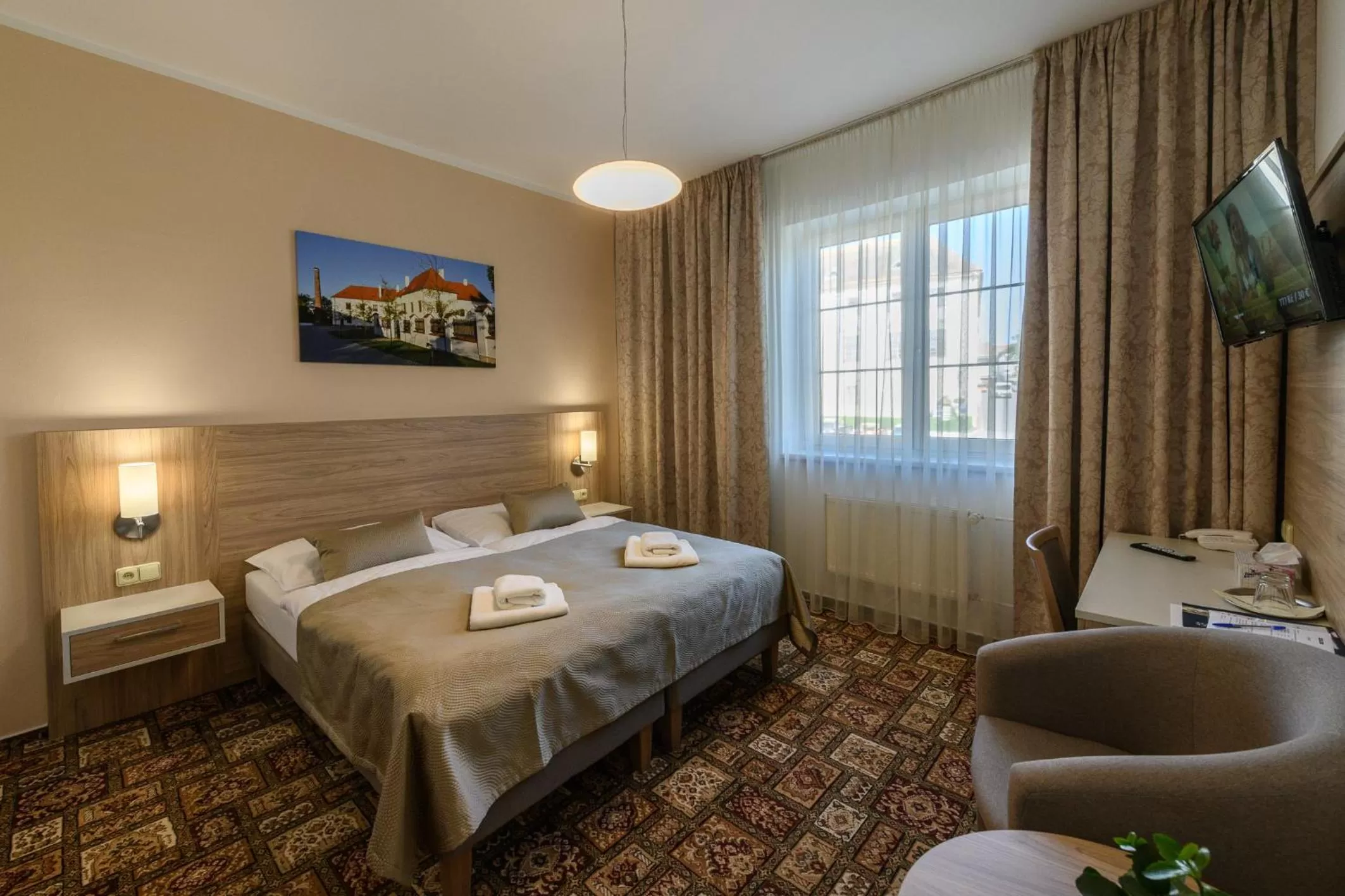 Bed in Sport-V-Hotel