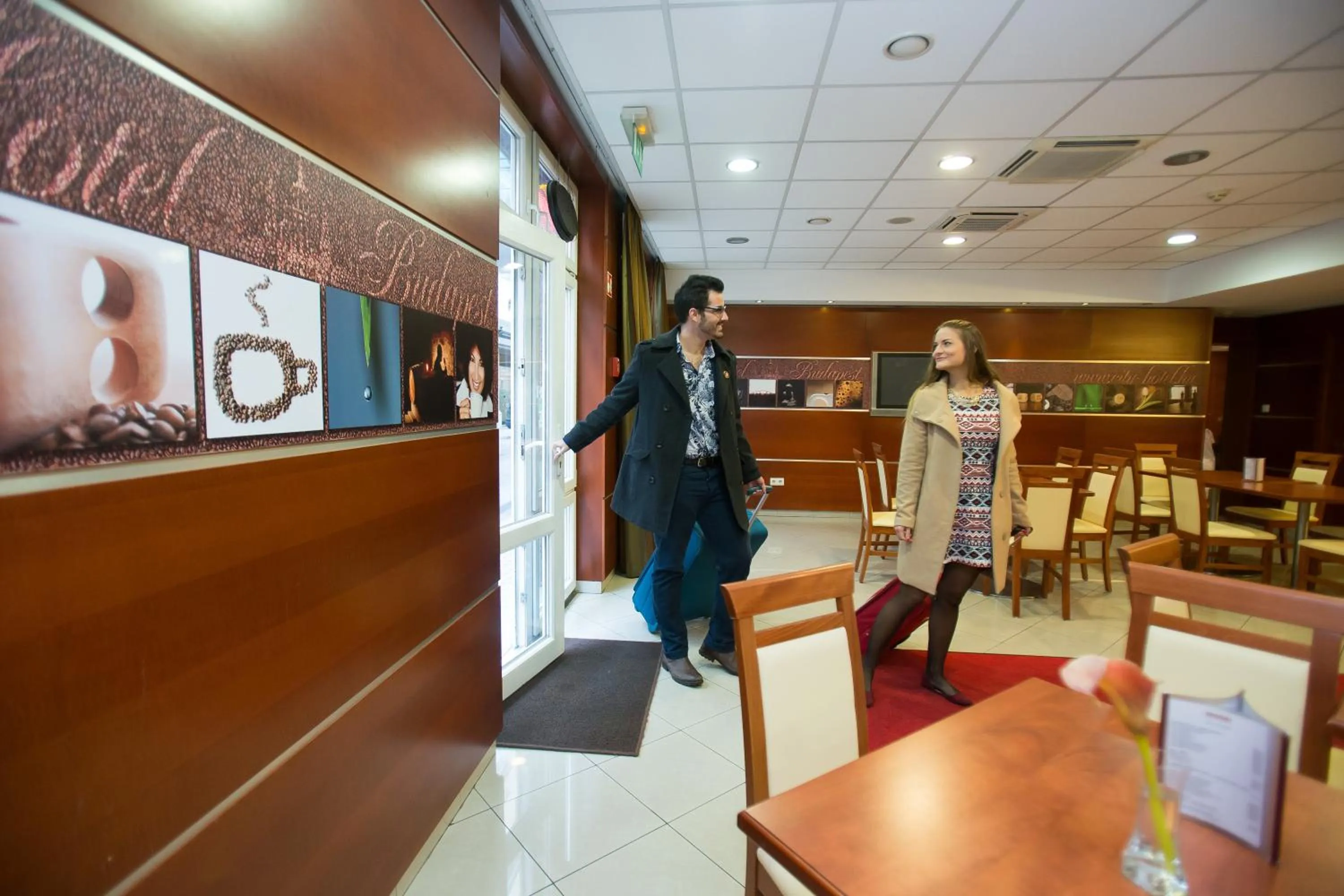 Lobby or reception in City Home Budapest