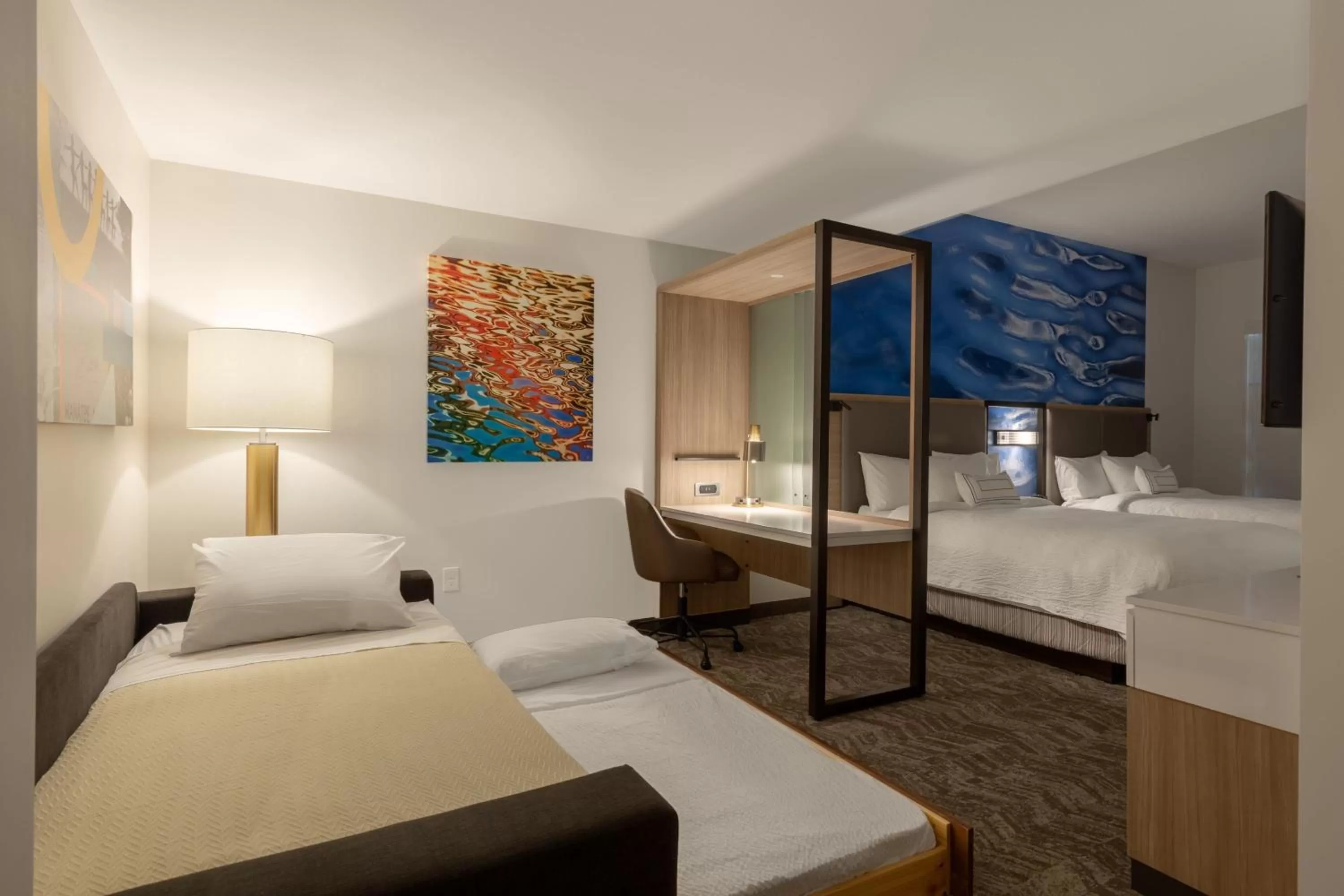 Bedroom, Bed in SpringHill Suites by Marriott Bradenton Downtown/Riverfront