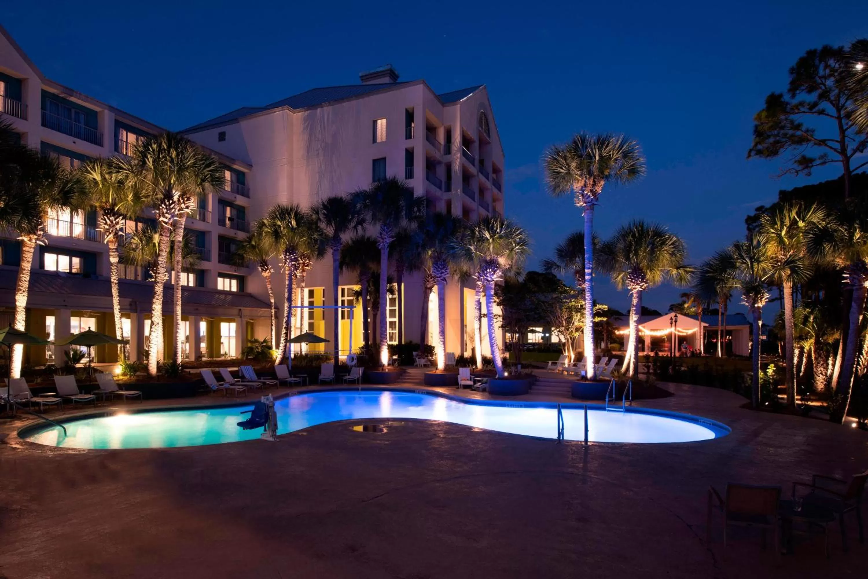 Pool view in Hilton Vacation Club Bayside Resort Panama City Beach