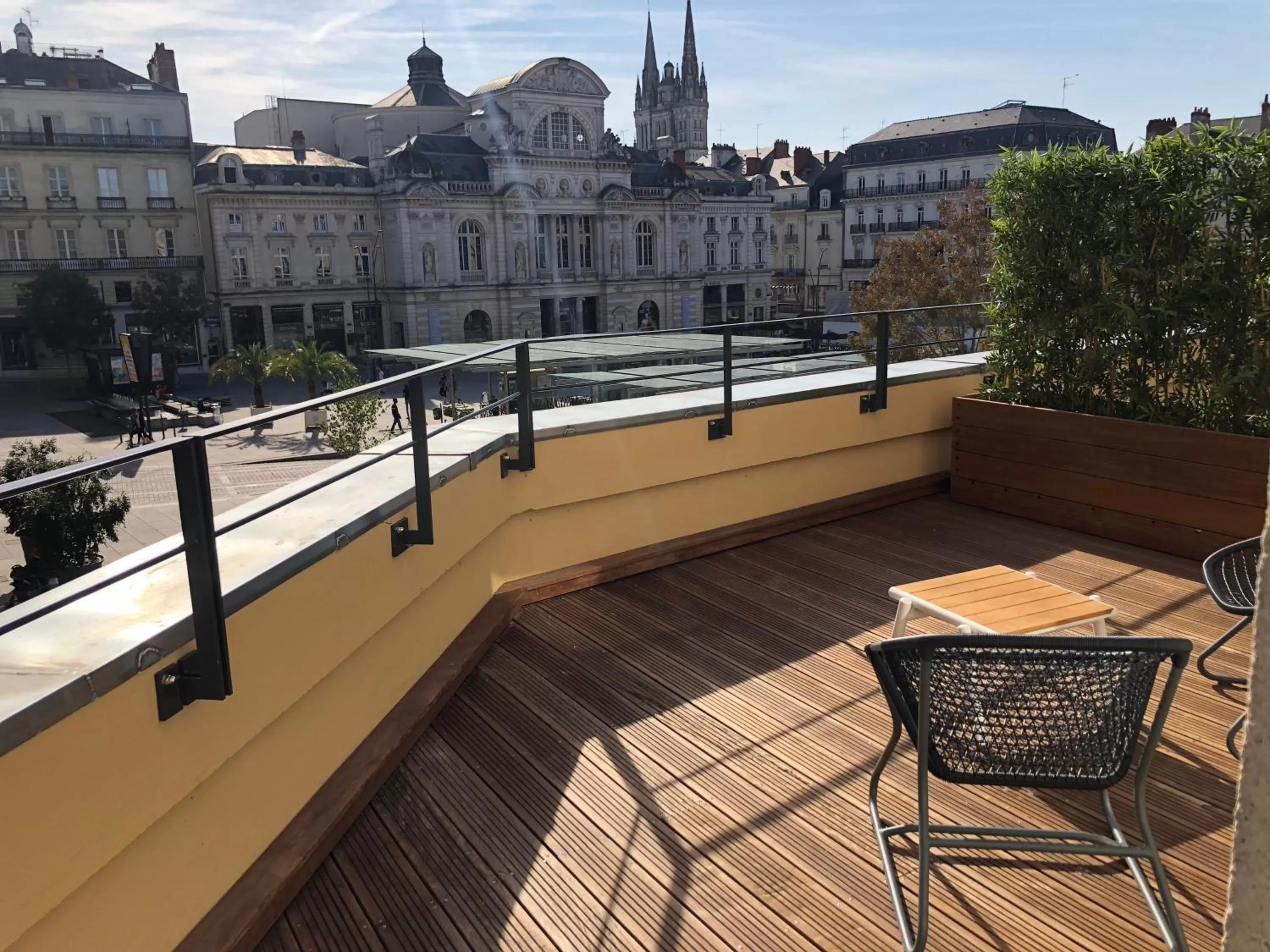 Balcony/Terrace in Hôtel Saint-Julien