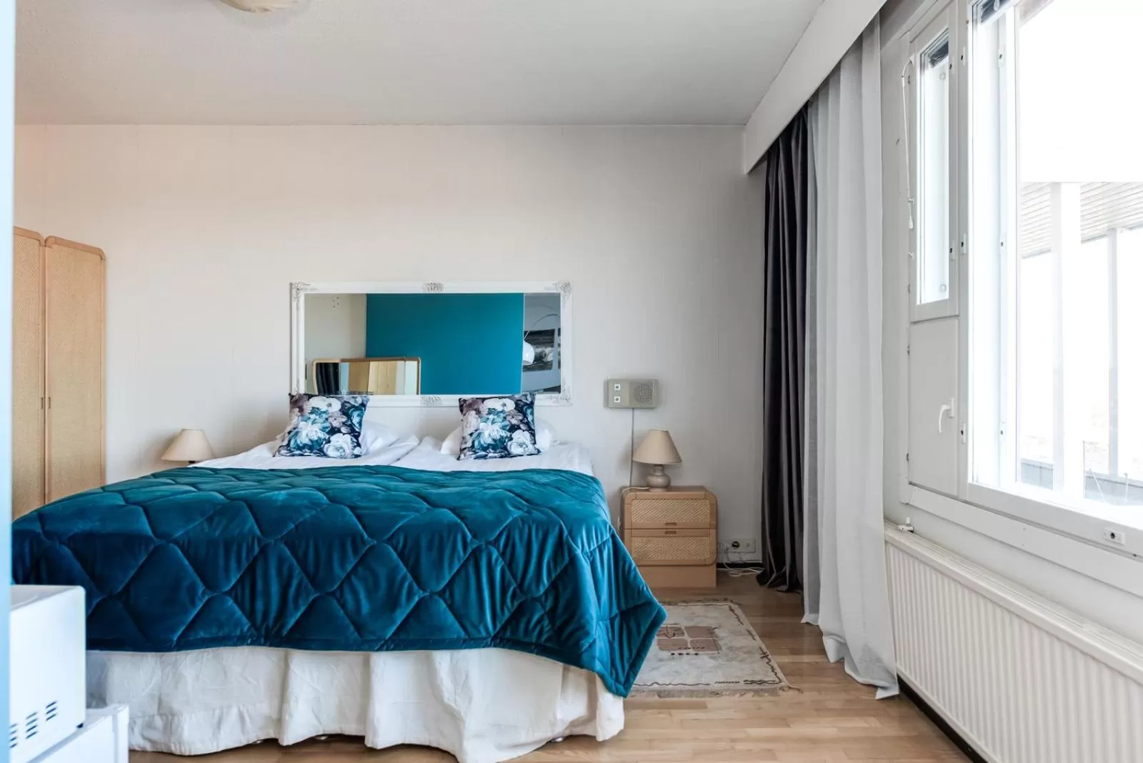 Bed in Hotel Rantakalla