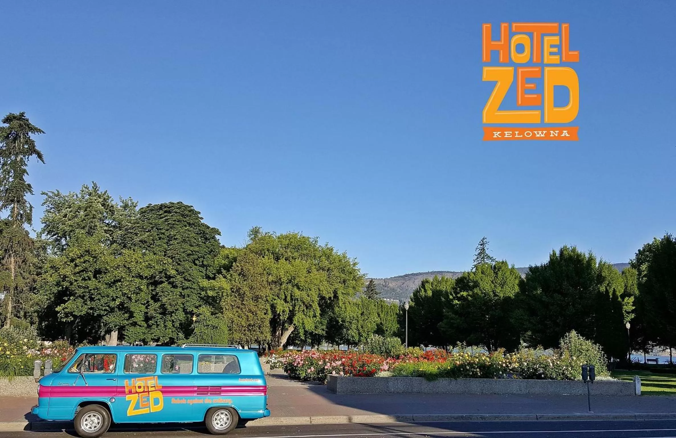 Decorative detail in Hotel Zed Kelowna