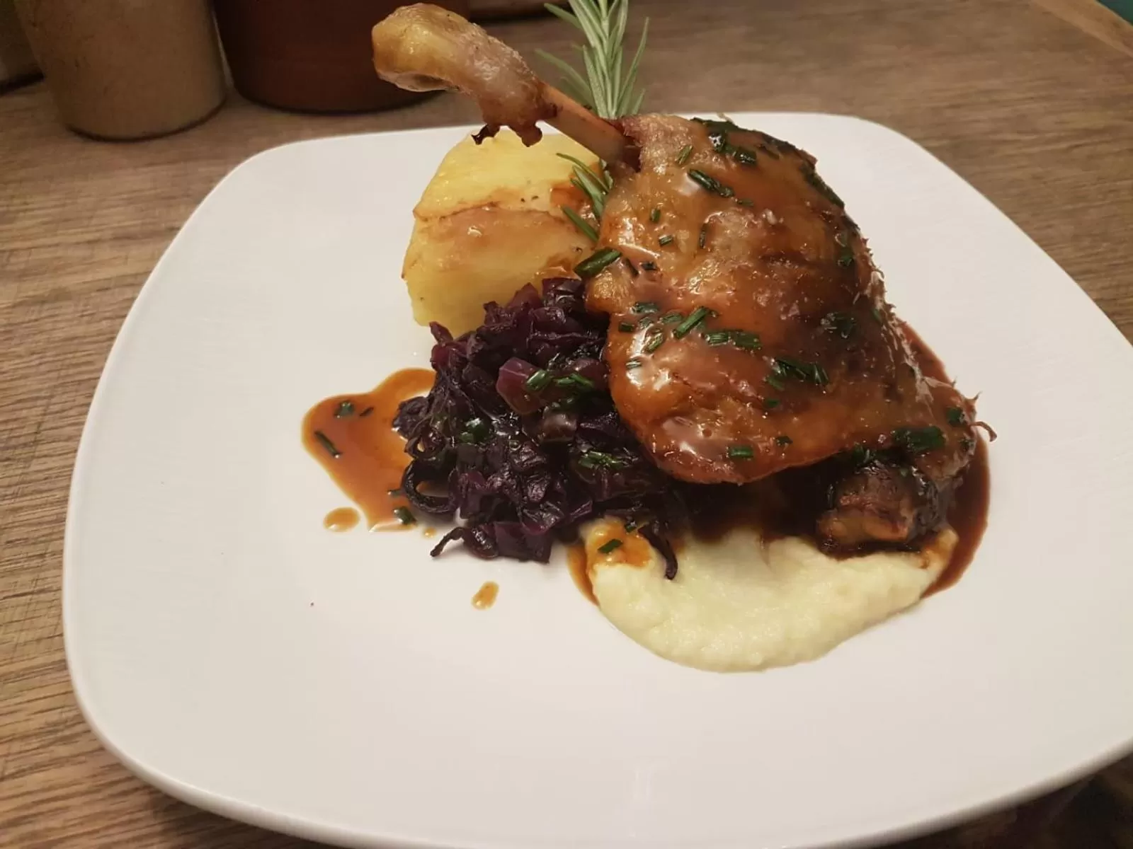 Food close-up in The Barge Inn