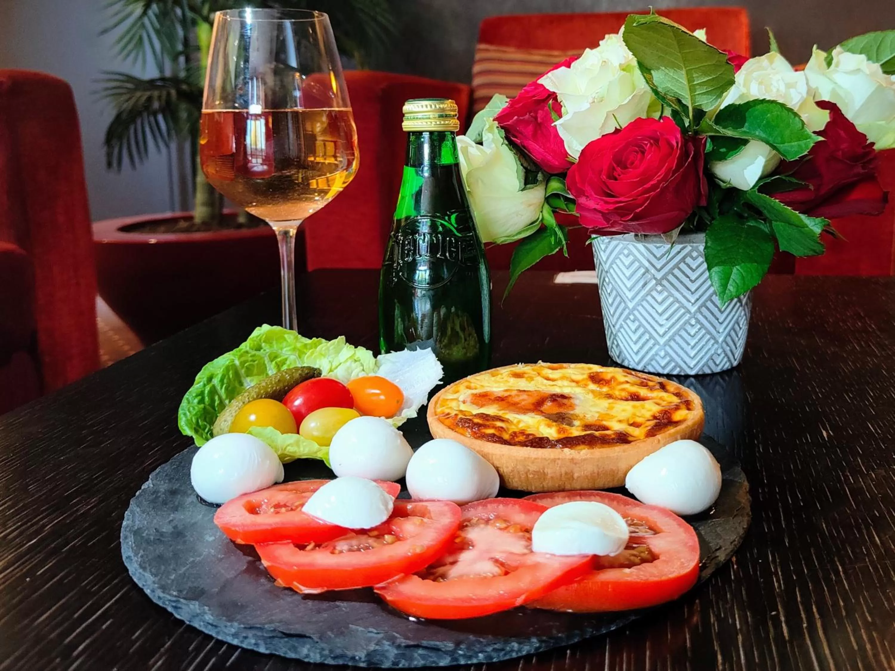 Food and drinks in Hotel de Berny