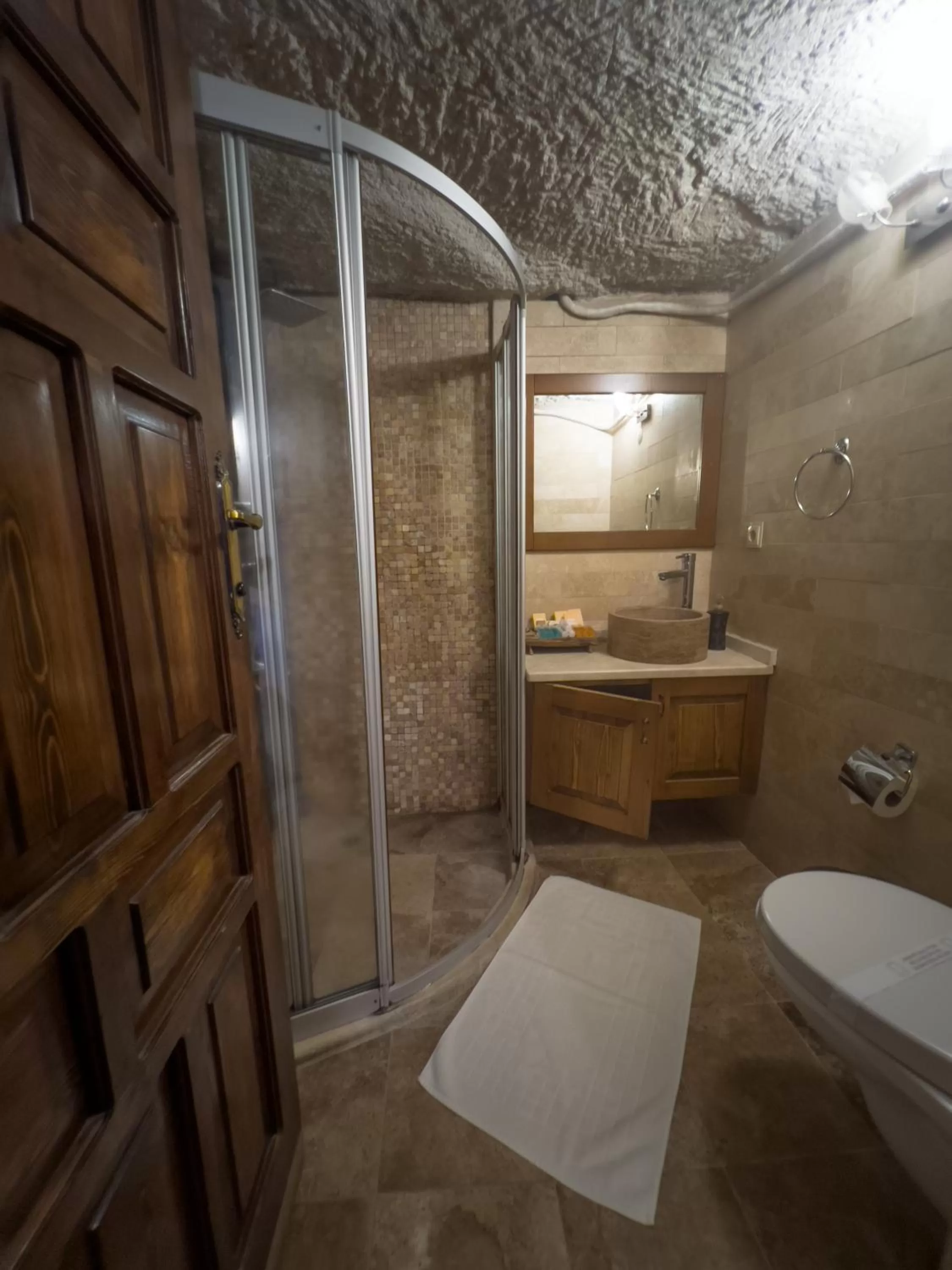 Bathroom in Local Cave House