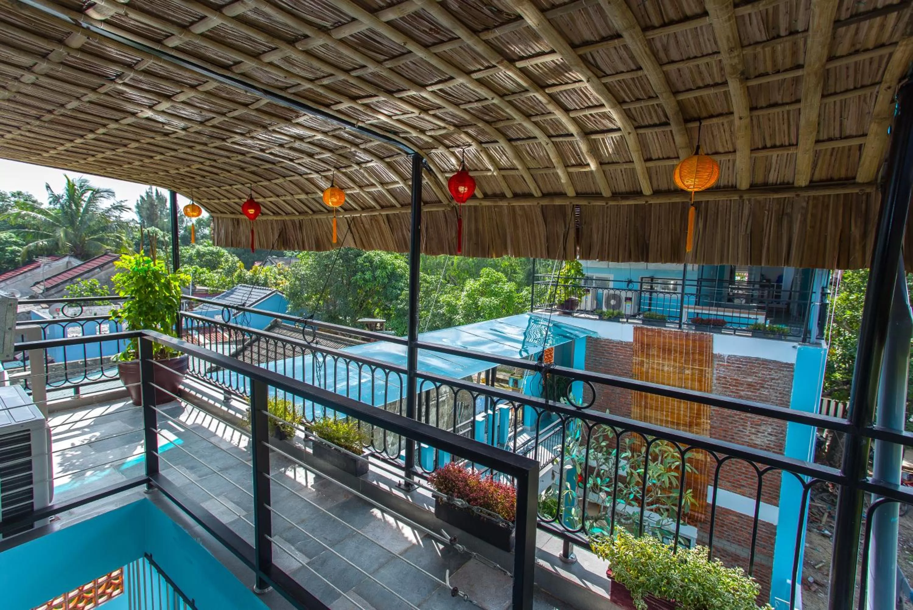 Pool View in Peach House