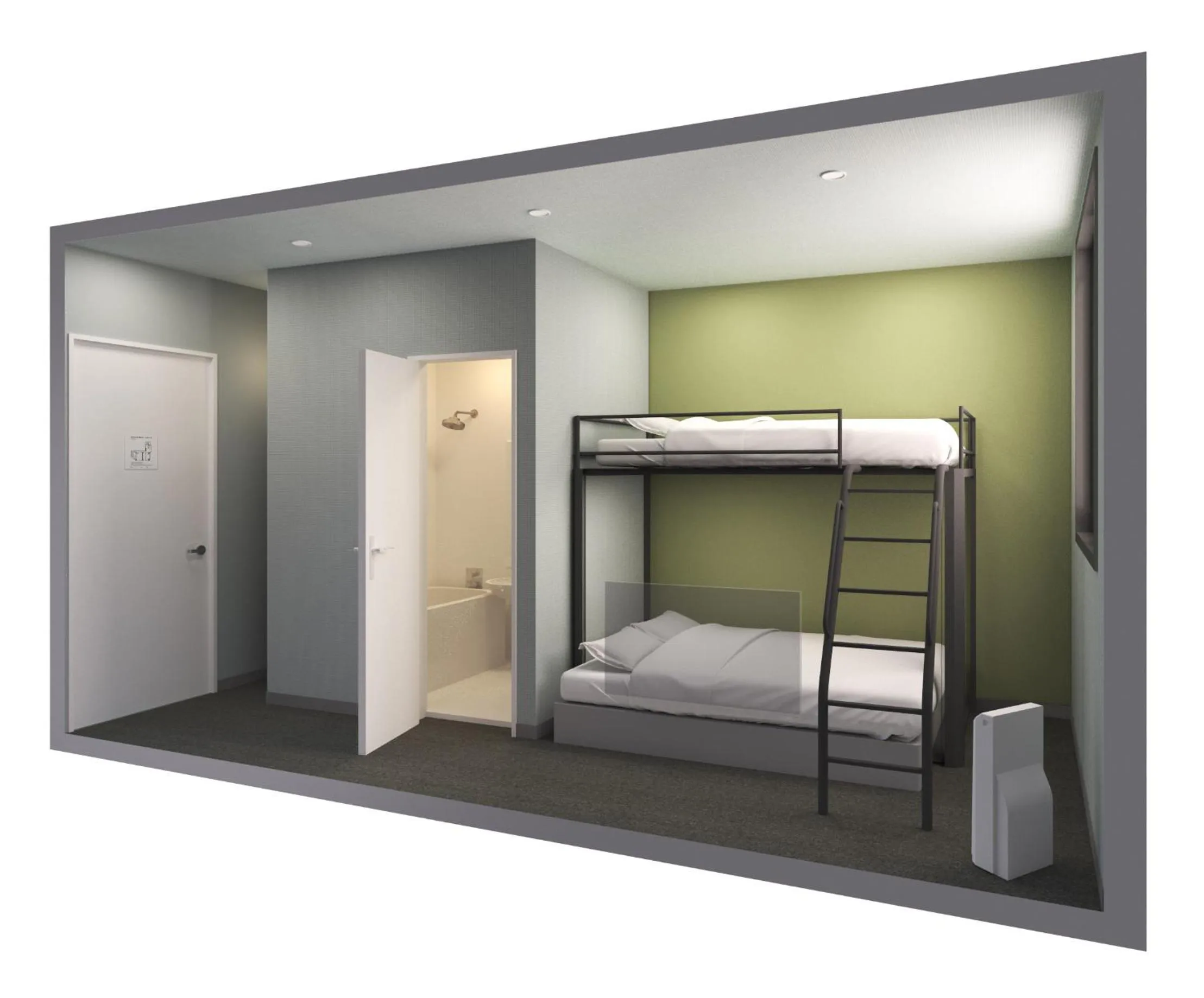 Photo of the whole room, Bed in IMANO OSAKA SHINSAIBASHI HOSTEL