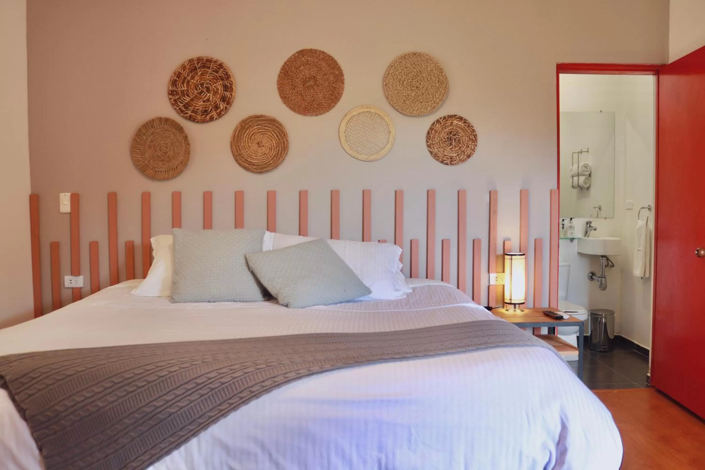 Photo of the whole room, Bed in La Cabaña Ecohotel - Valle del Cocora