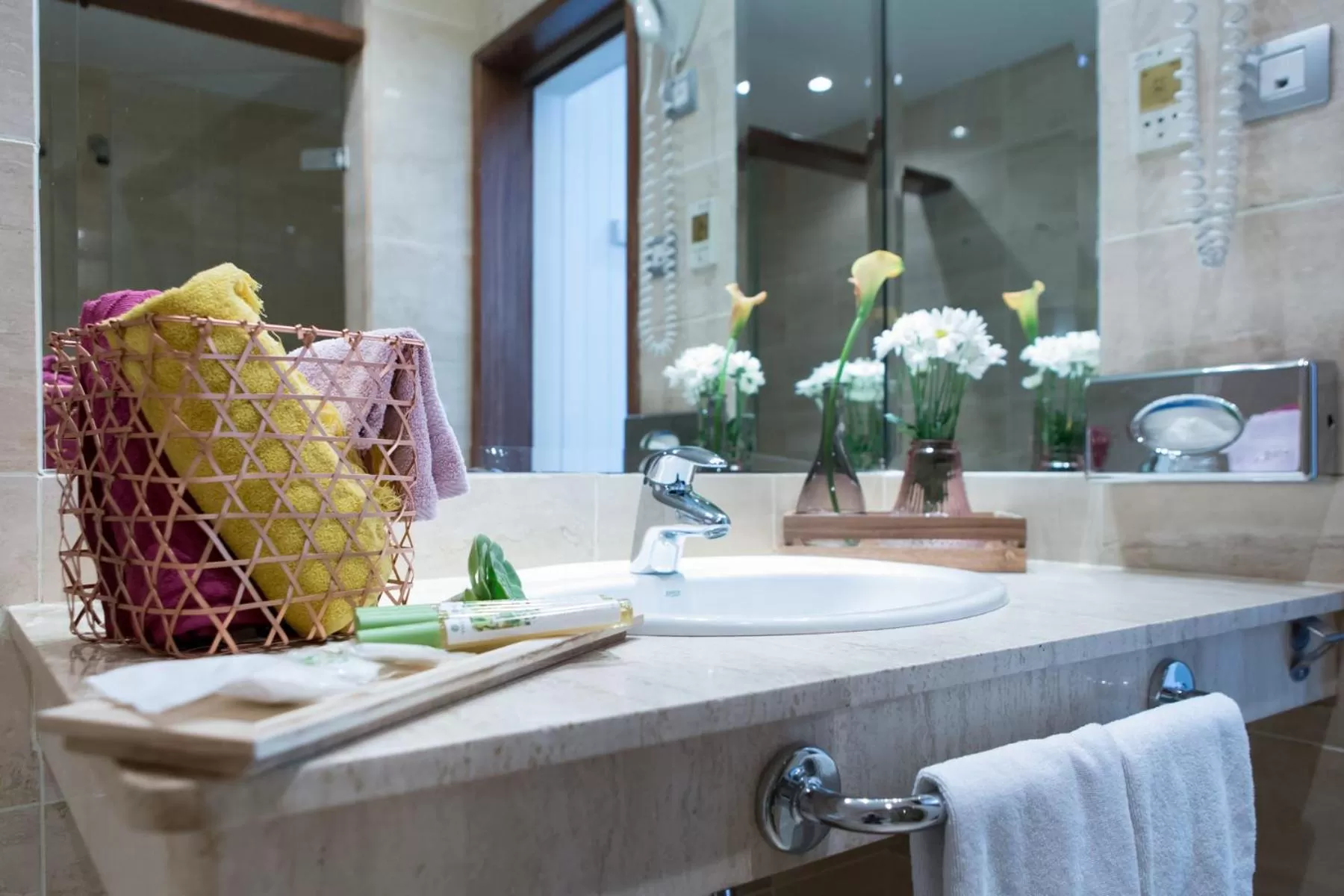 Bathroom in Hotel Escuela Santa Cruz