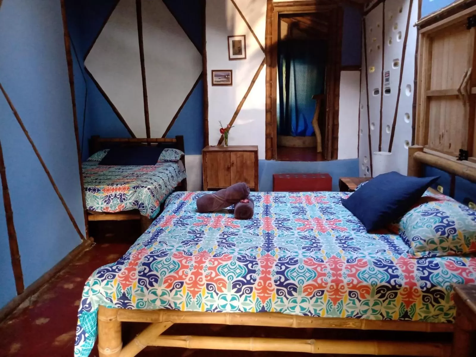 Bed in Hotel La Casa de Francois