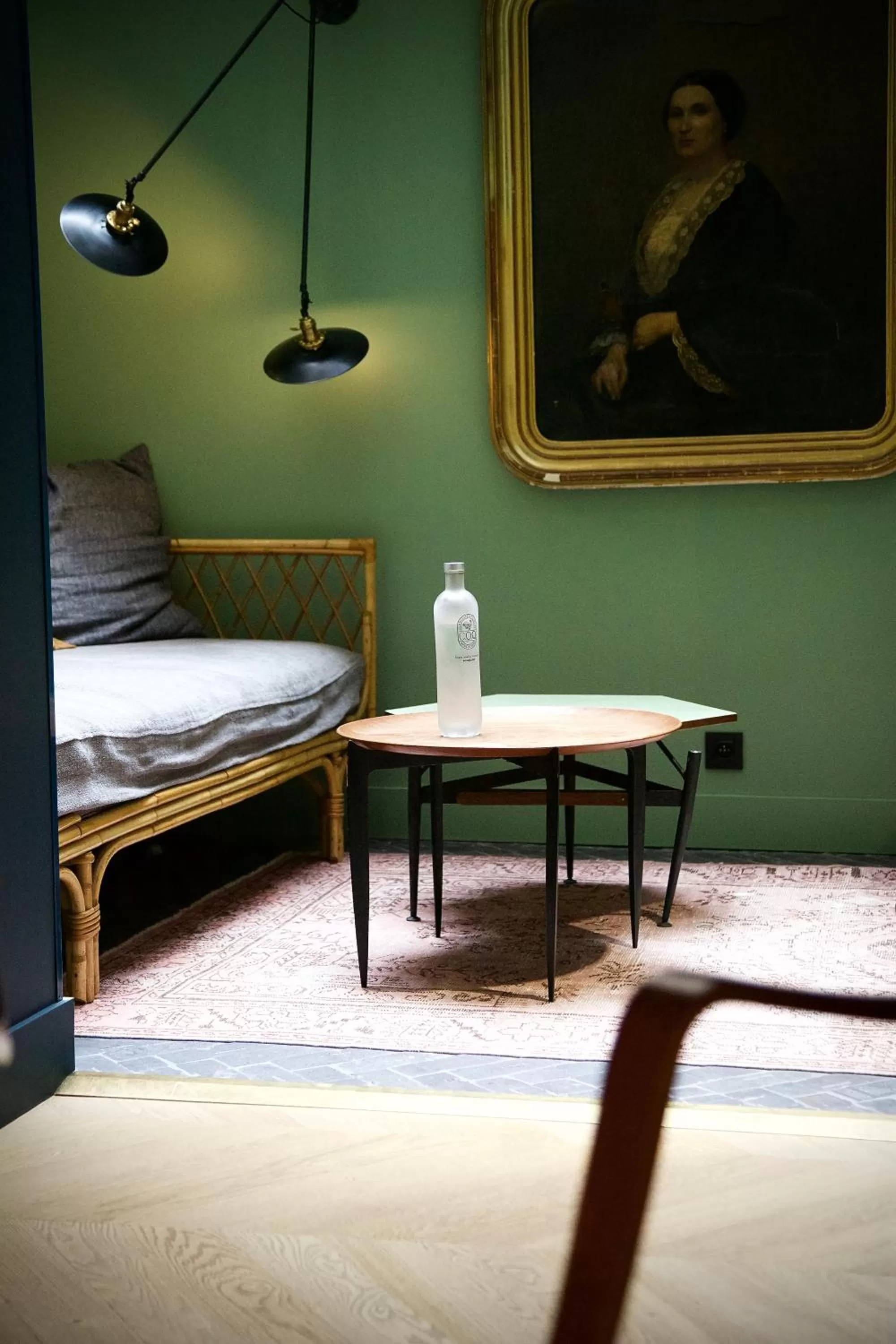 Decorative detail, Bed in COQ Hotel Paris