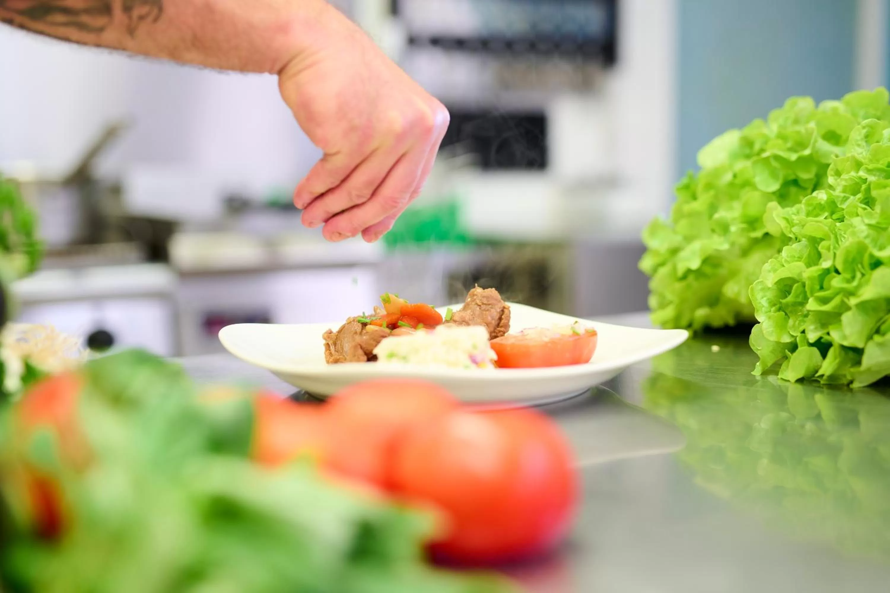Kitchen or kitchenette in ibis Abbeville