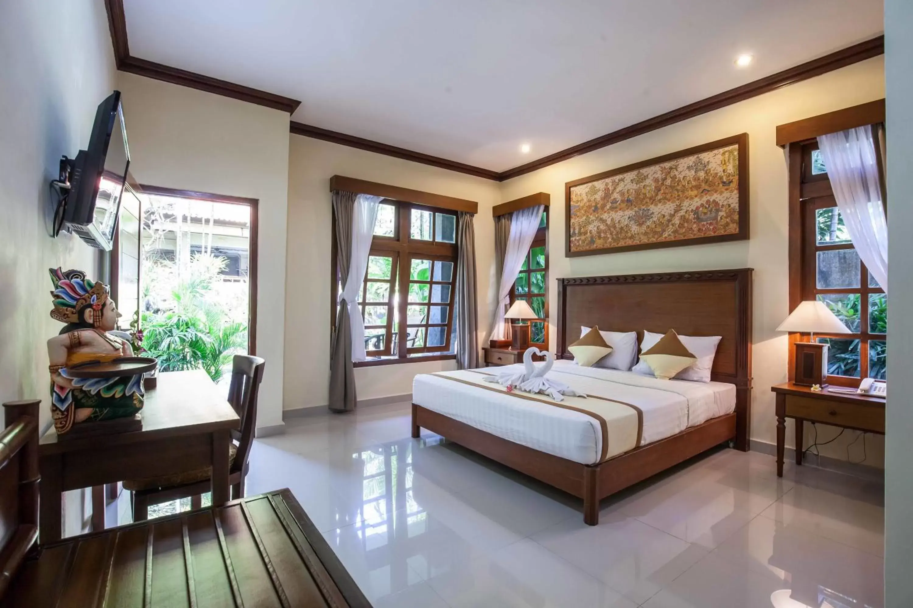 Superior Triple Room in Vila Shanti Beach Front Hotel Sanur Superior Triple Room in Vila Shanti Beach Front Hotel Sanur
