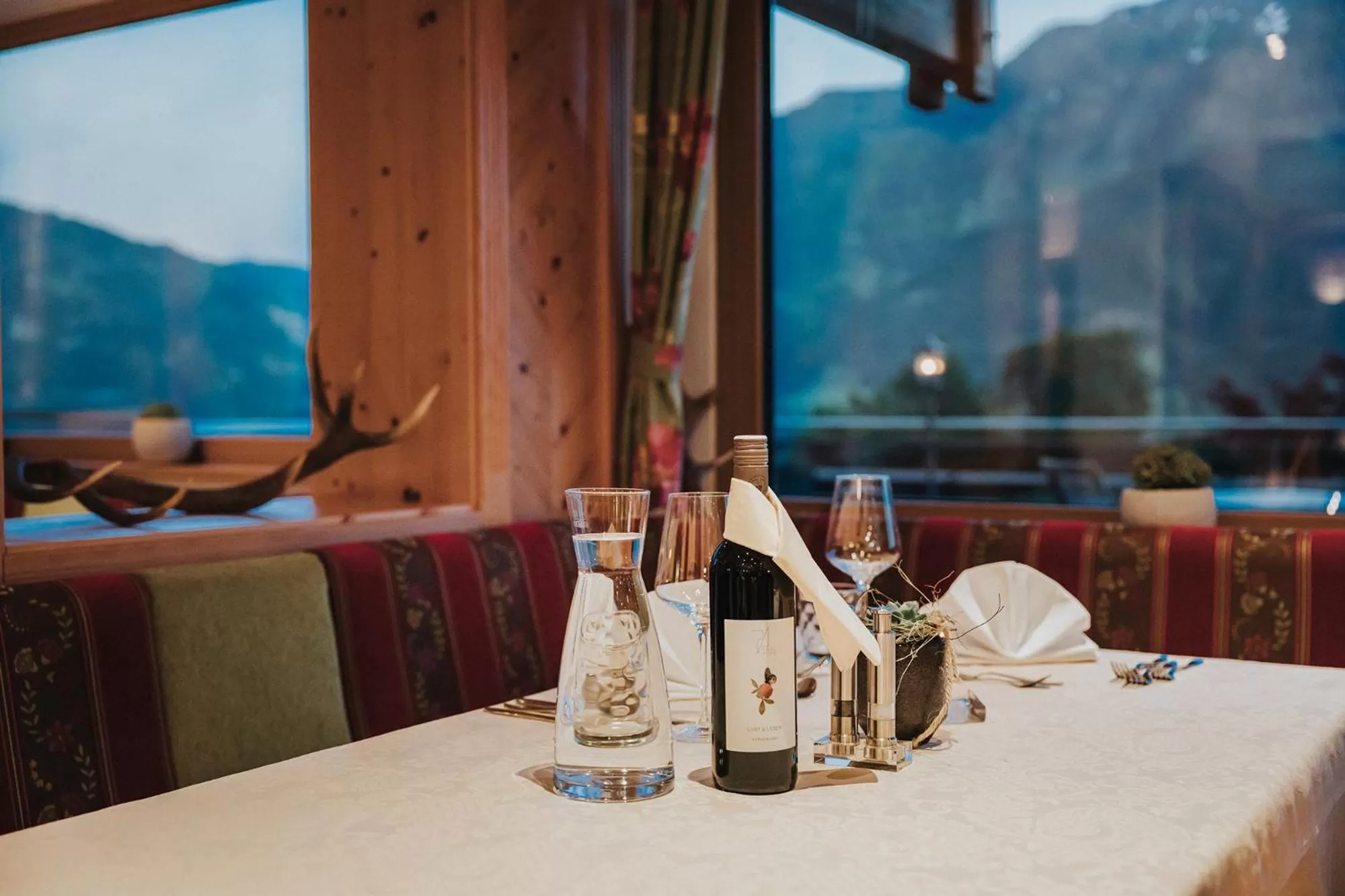 Restaurant/places to eat, Mountain View in Hotel Silberfux