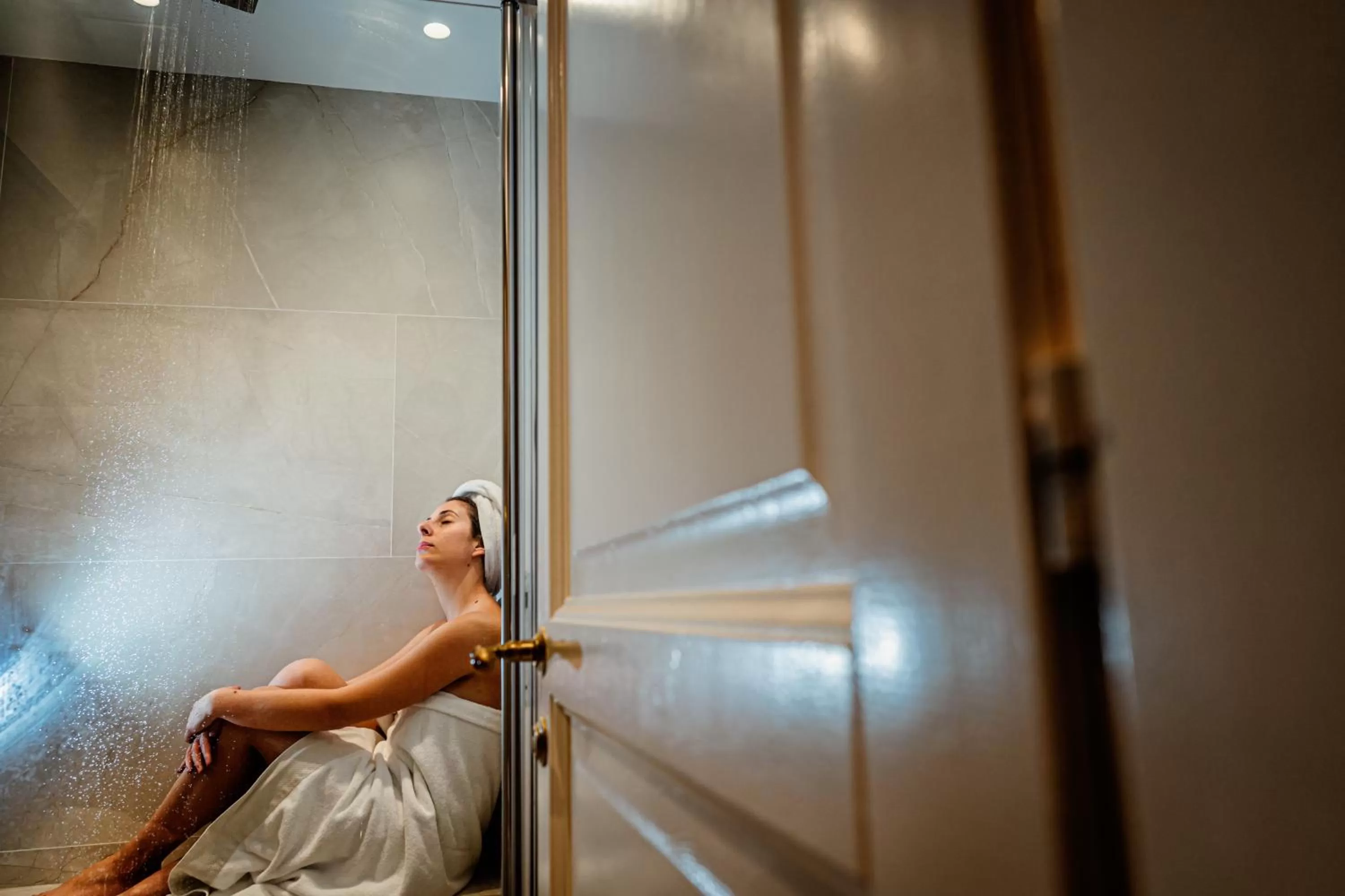 Shower in B&B Palazzo Cerami