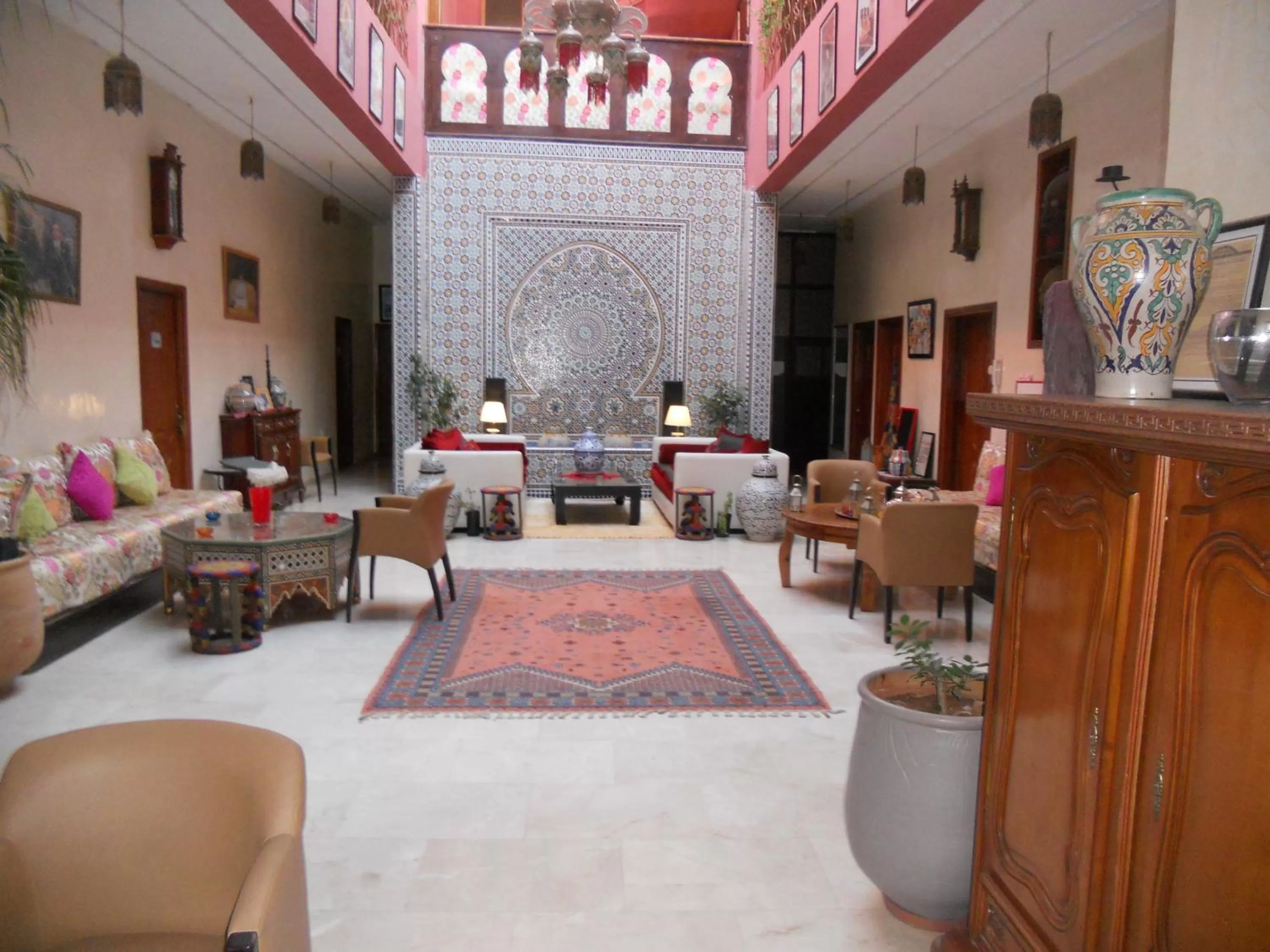 Lobby/Reception in Riad Passiflora