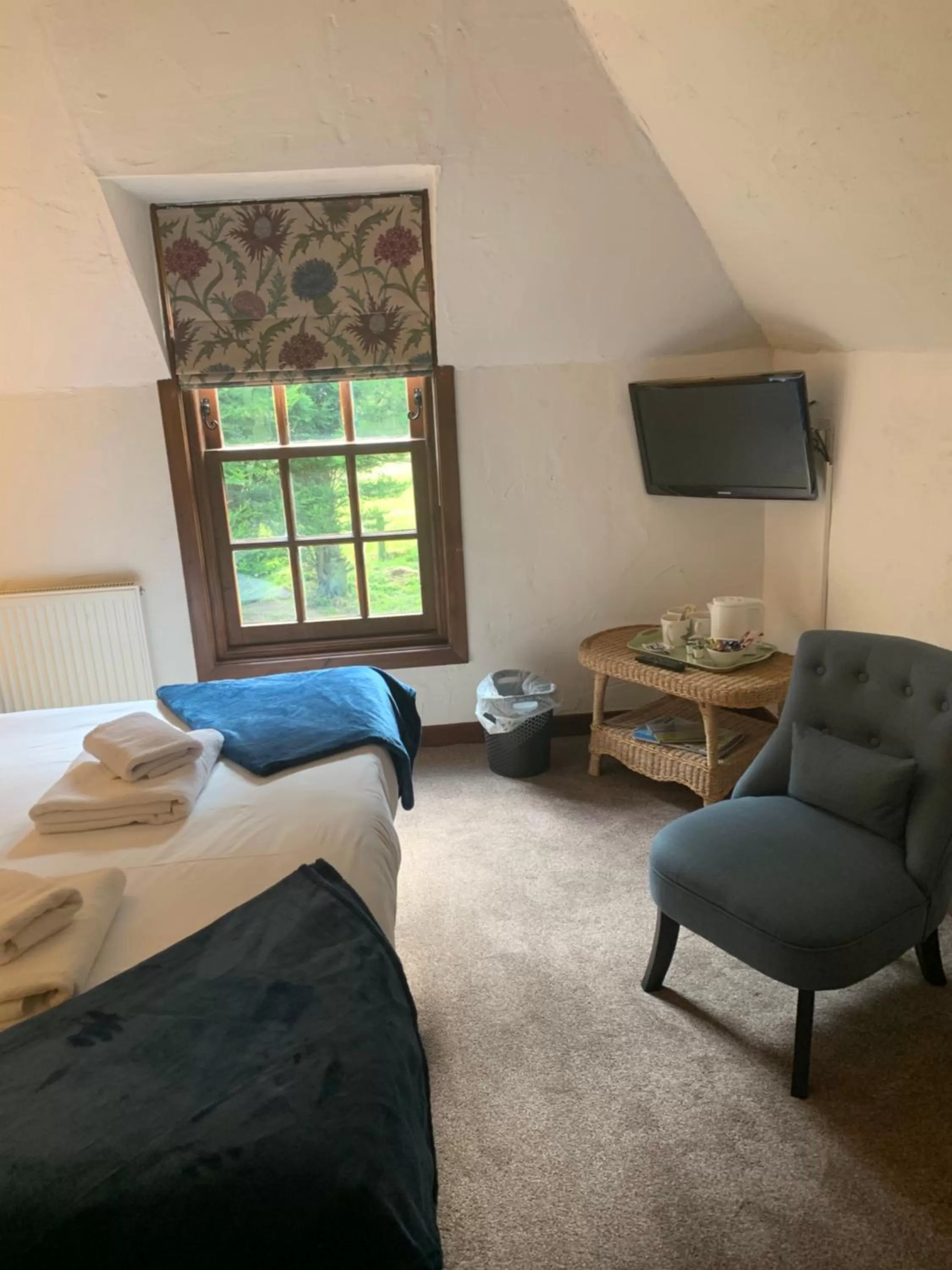 Bed in The Old Station Guest House