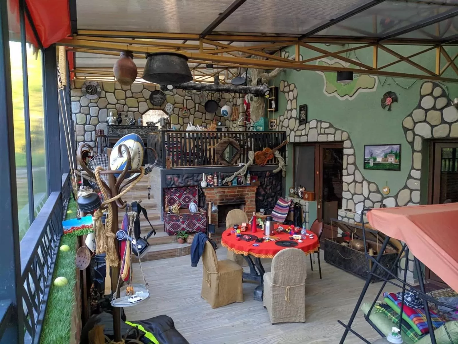 Living room in Qilimcha's Guesthouse