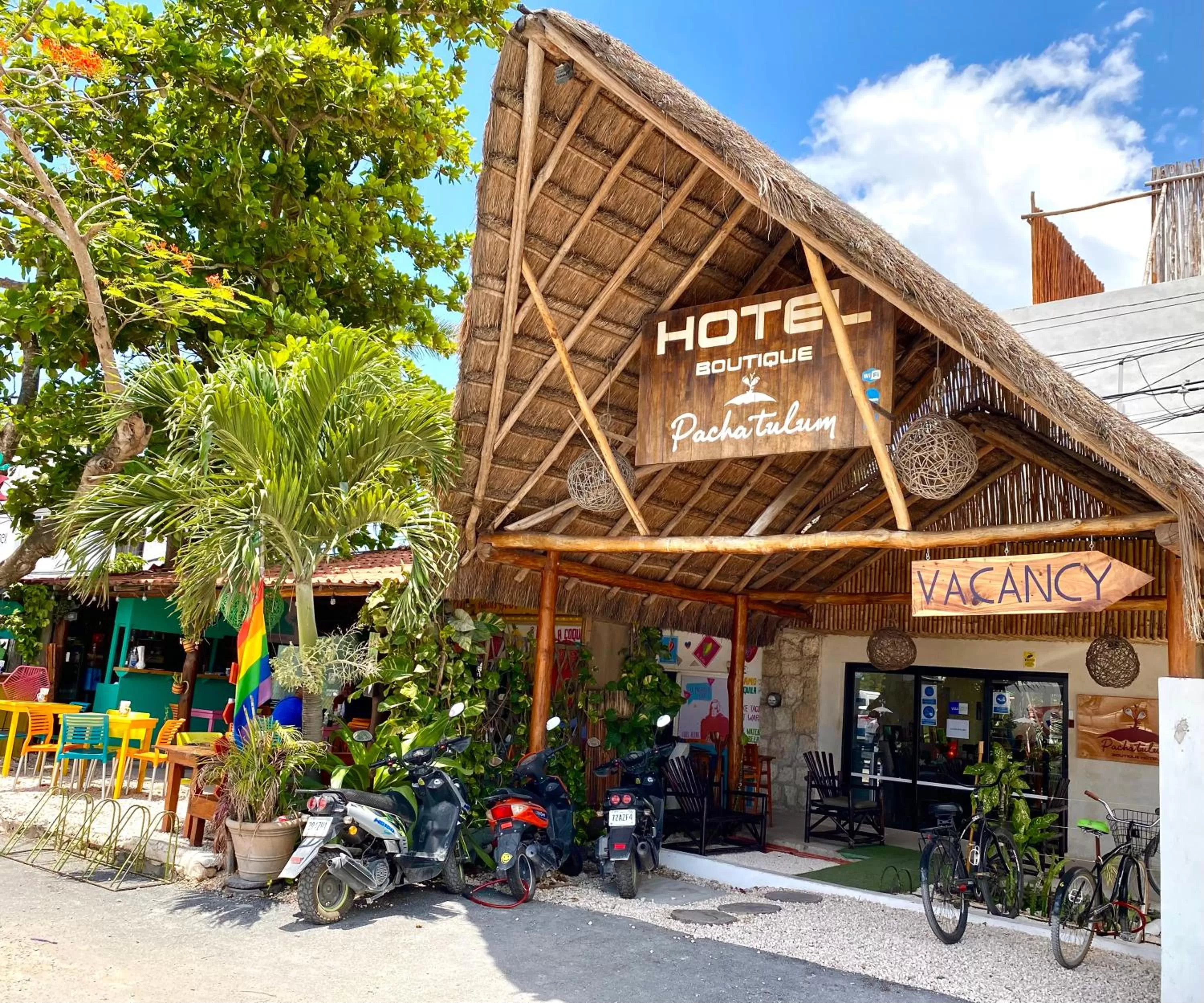 Property building in Pacha Tulum Boutique Hotel