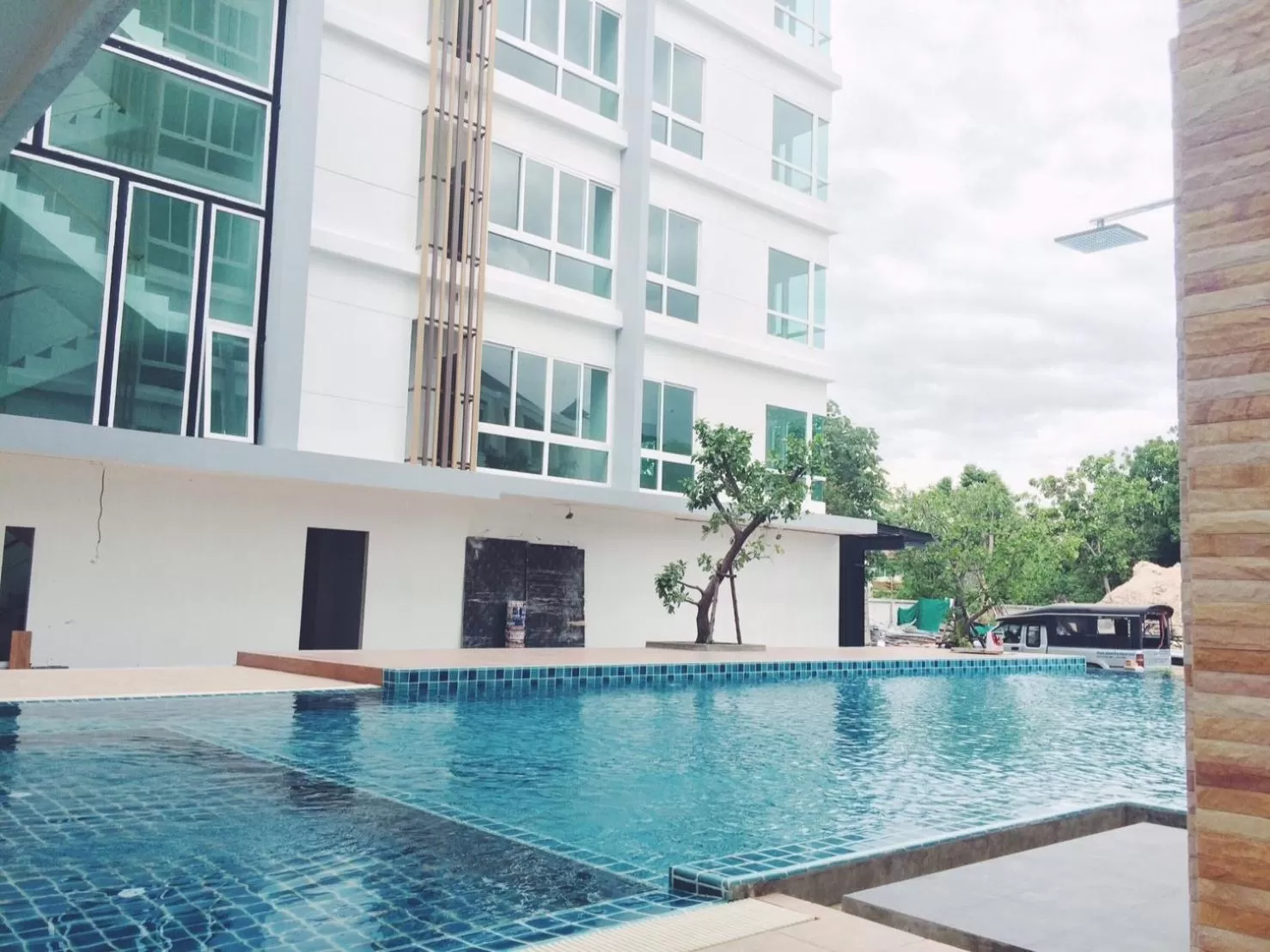 Swimming pool in Hinoki Hotel - ONSEN Chiang Mai
