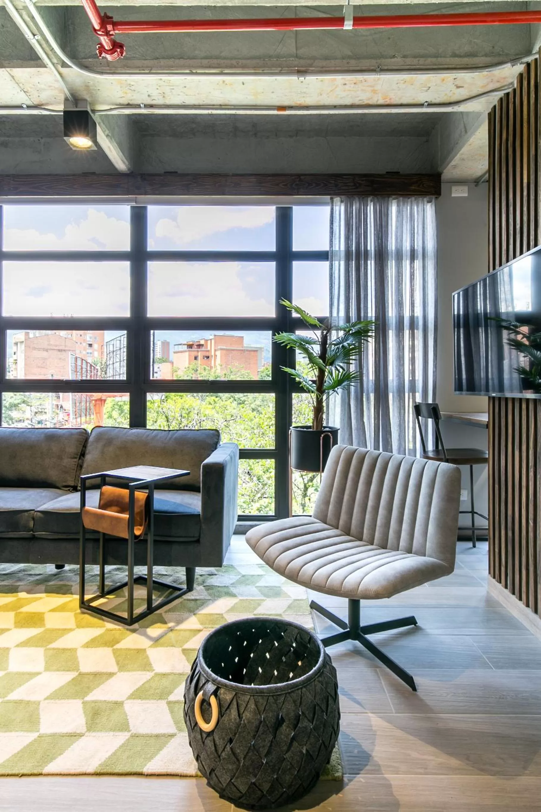 TV and multimedia in Factory Lofts Hotel