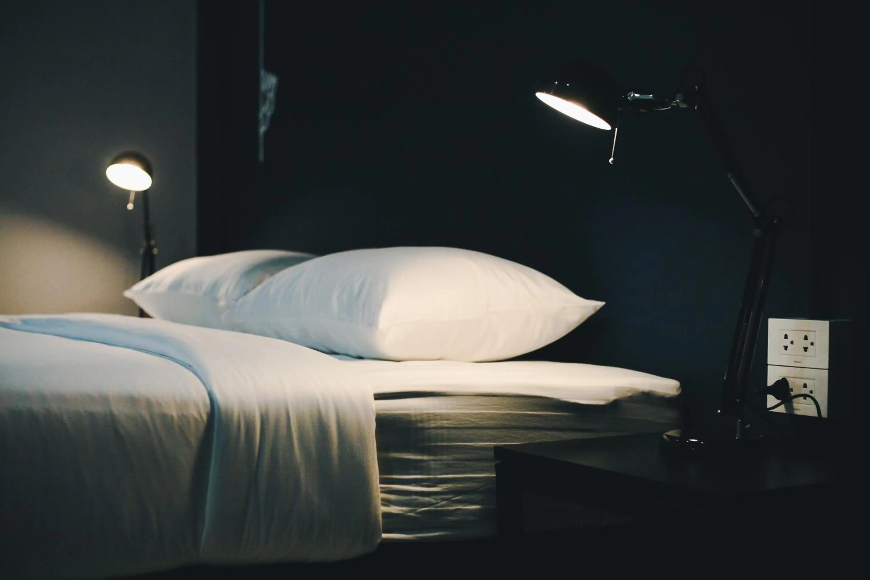 Bed in Blue Bed Hotel