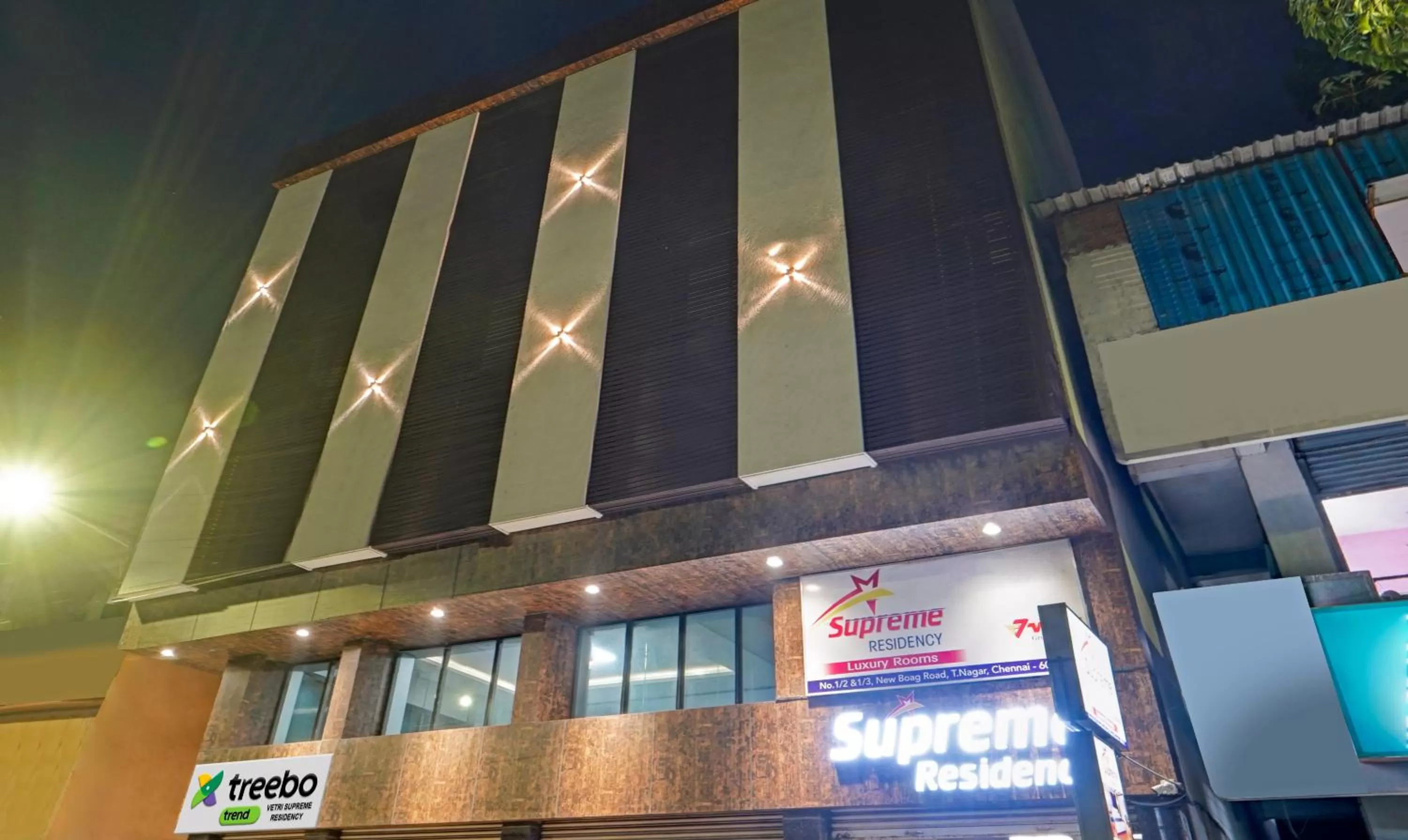 Property building in Treebo Vetri Supreme Residency