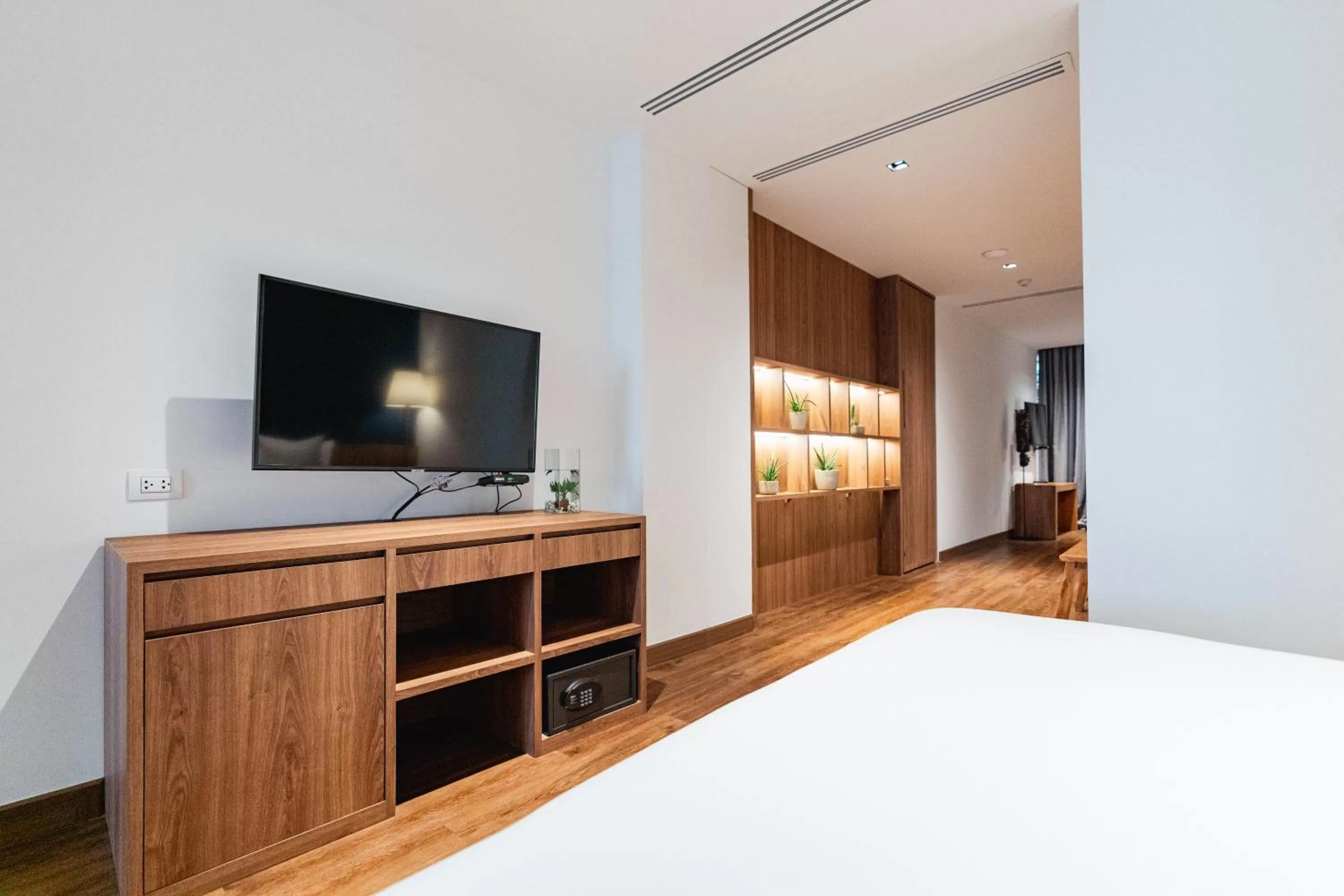 TV and multimedia, Bed in QUU HOTEL Chiang Mai