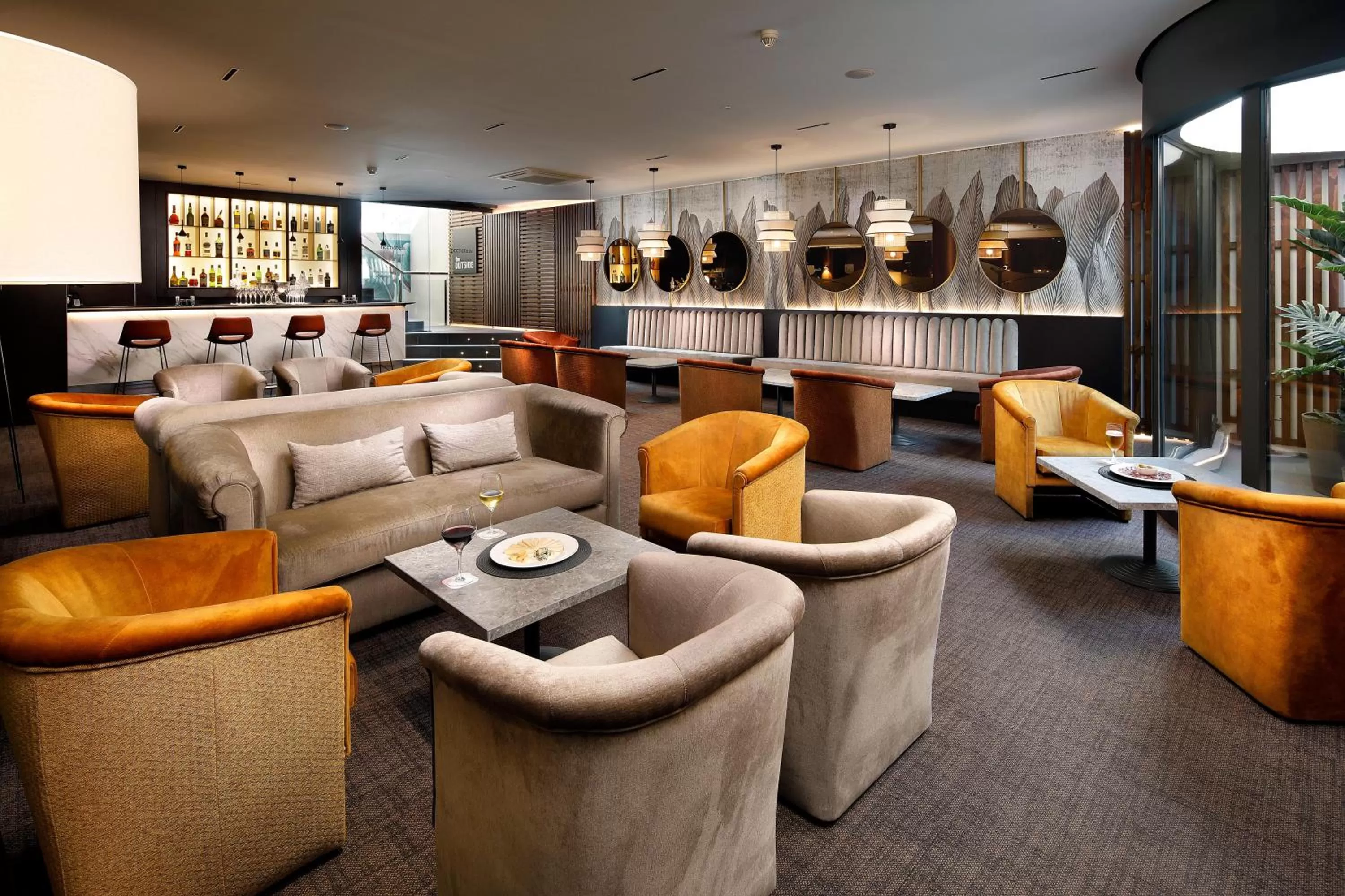Lounge or bar in HCC St. Moritz