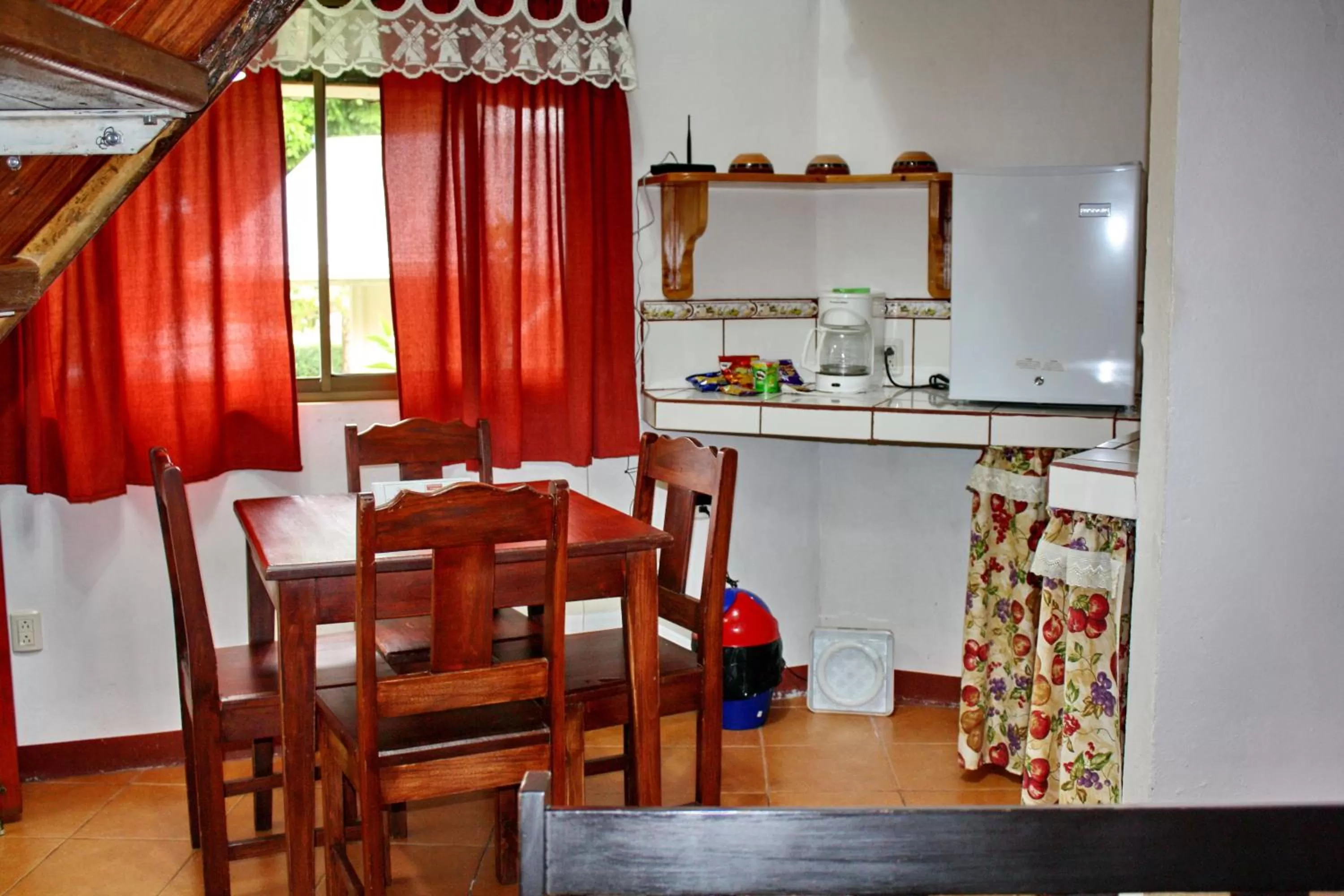 Kitchen/Kitchenette in Cabañas Green House