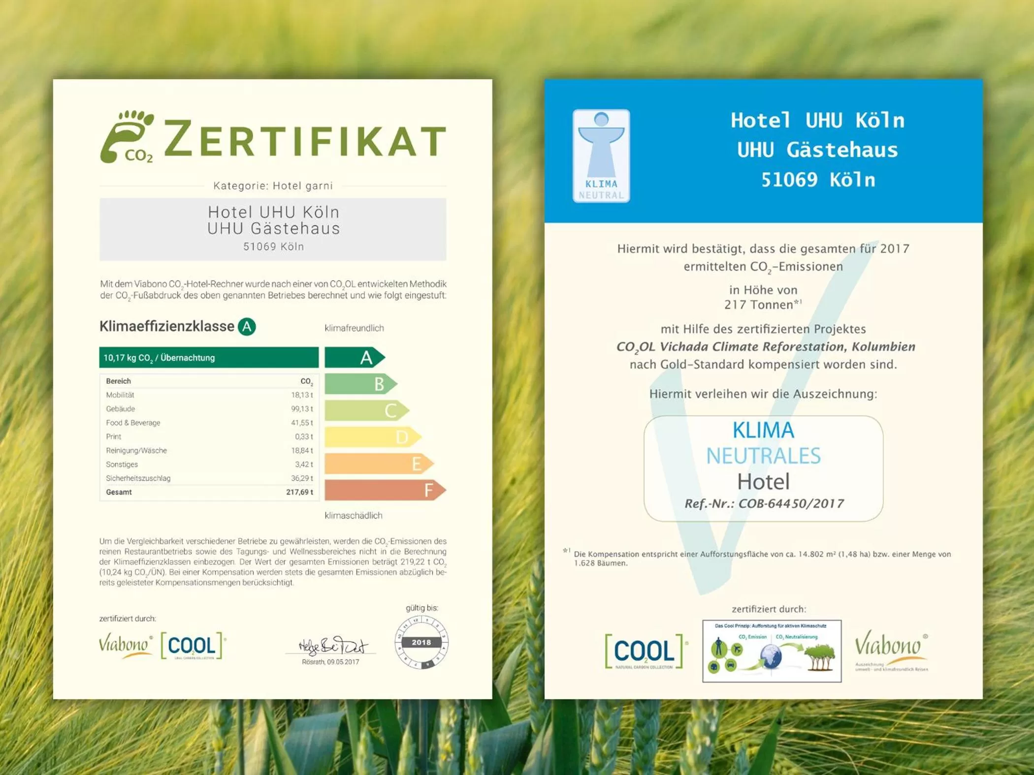 Decorative detail in UHU Gästehaus Superior