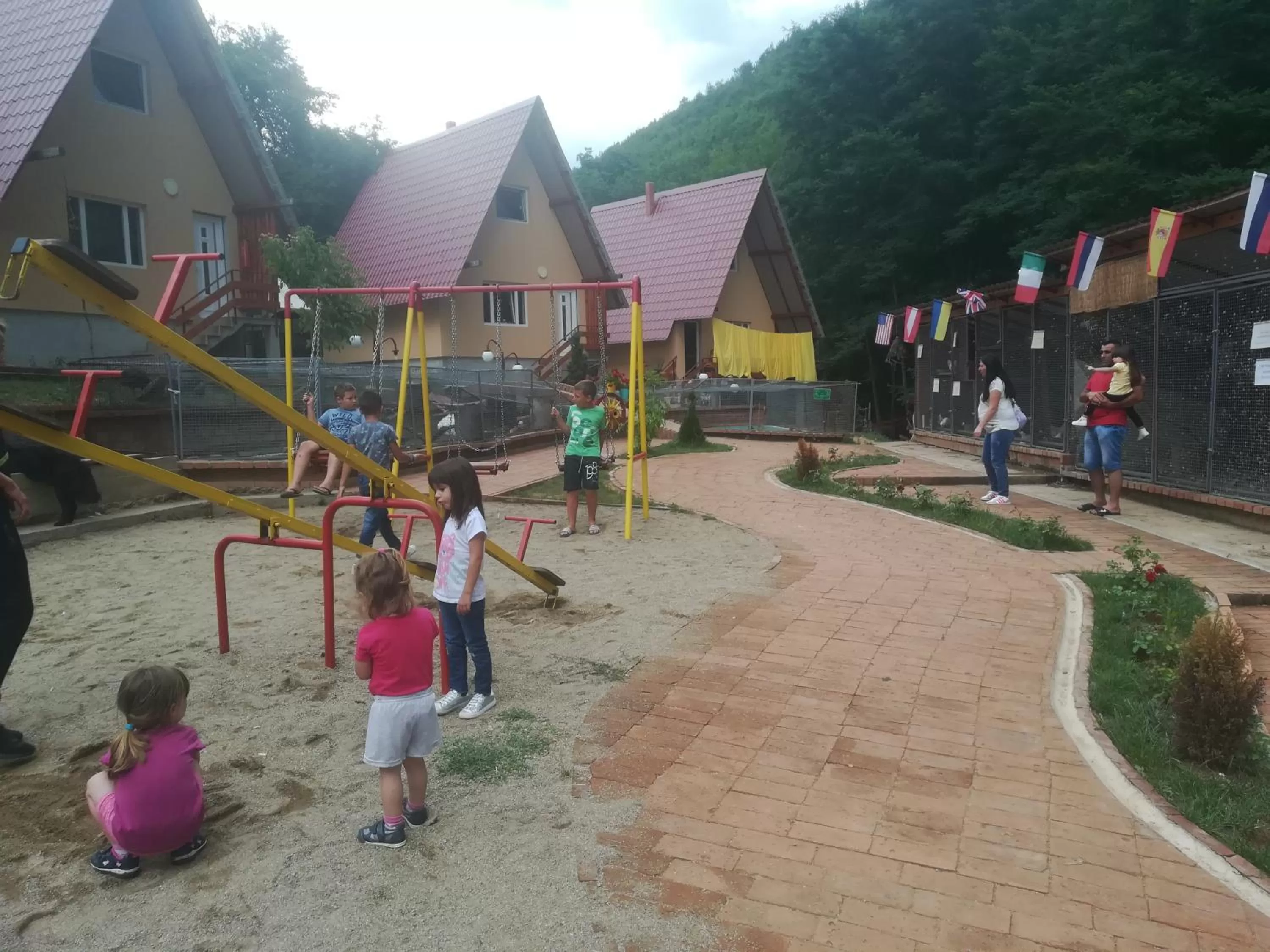 Children play ground in Etno selo Vile Jefimija, selo Preobrazenje, Vranje