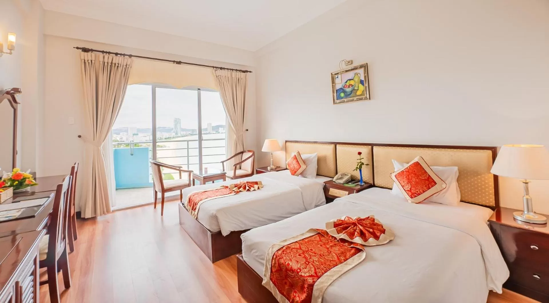 Bed in Seagull Hotel