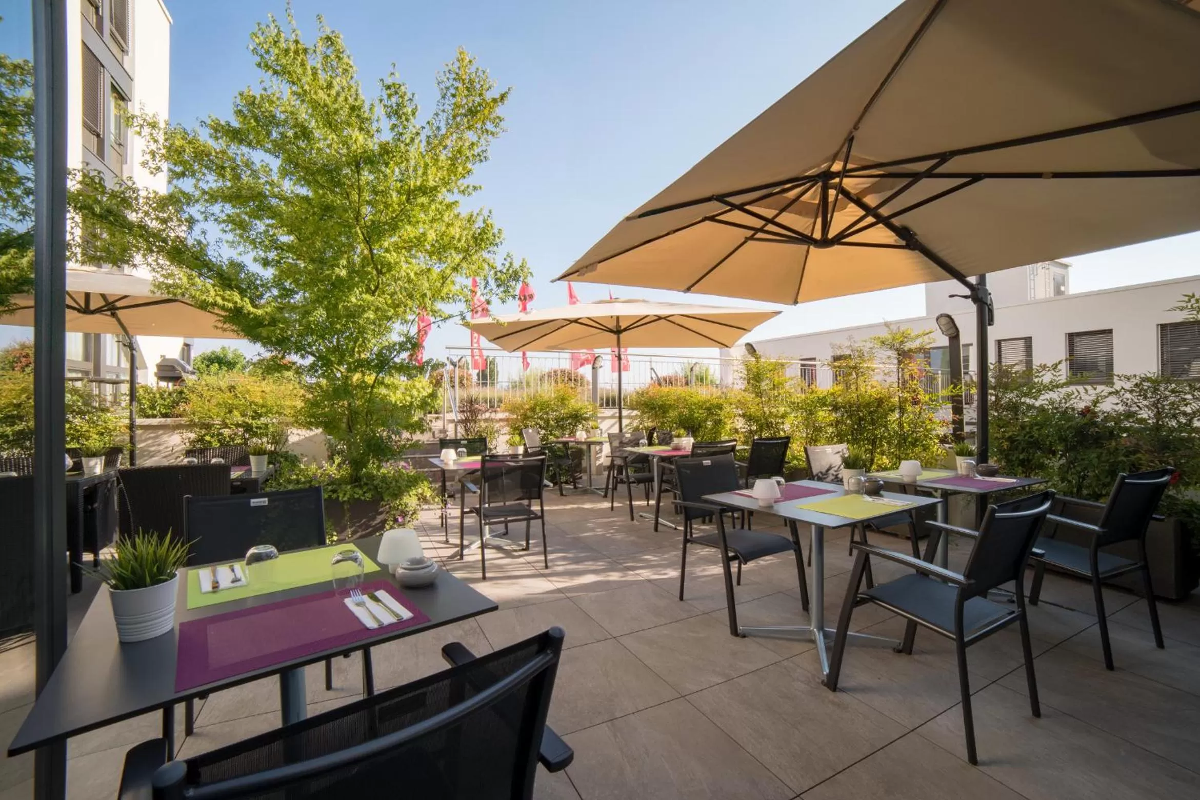 Balcony/Terrace in ibis Lausanne Crissier