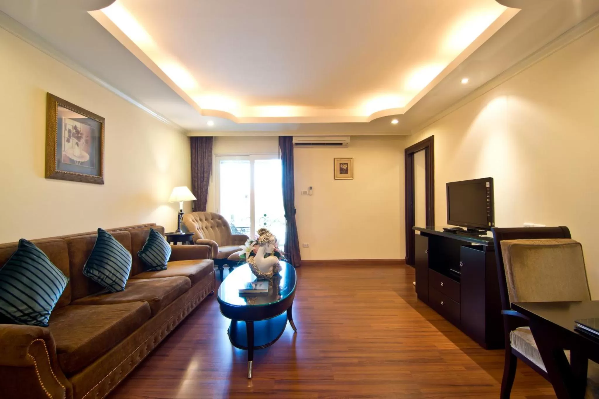 Living room in LK Royal Suite