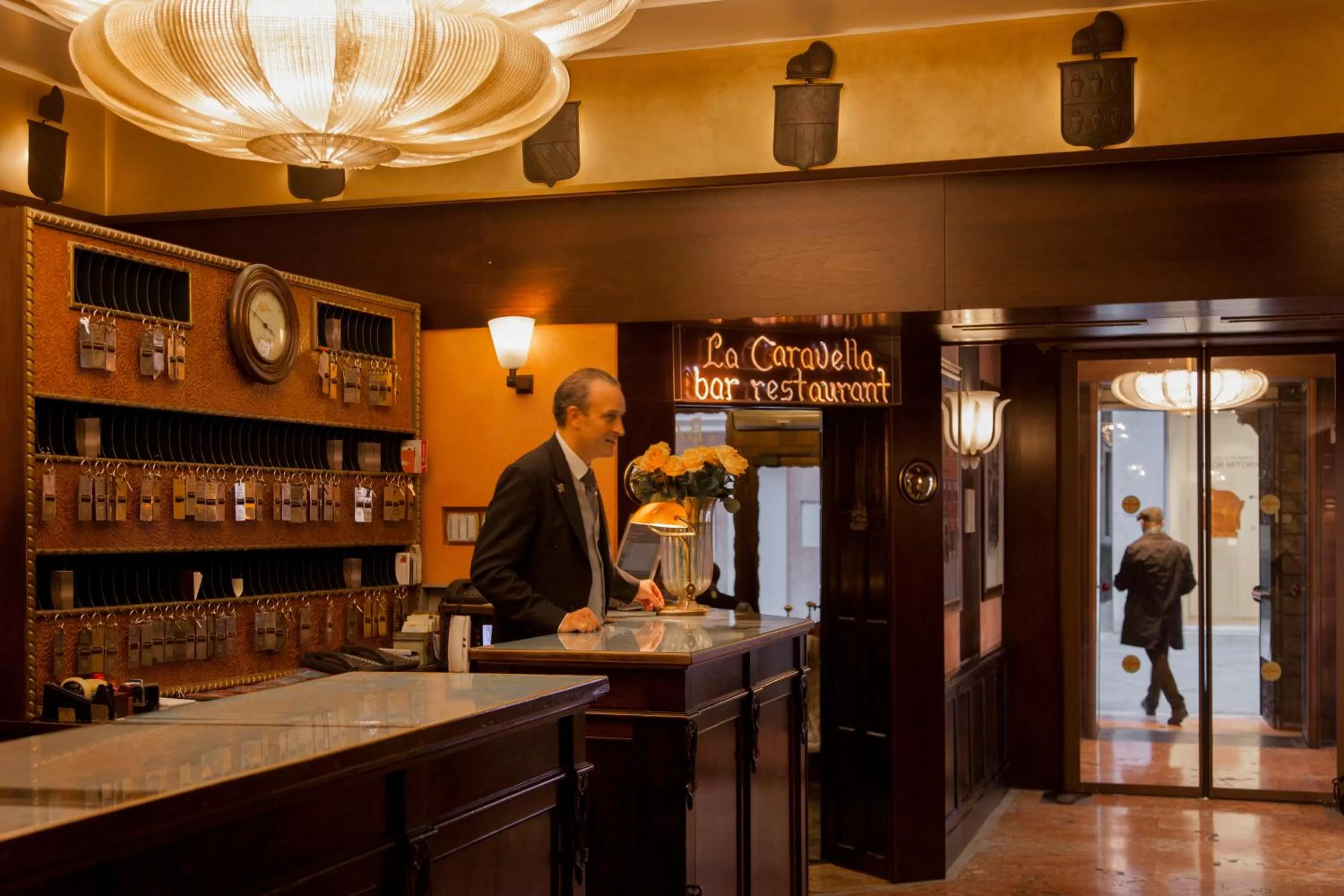 Lobby or reception in Hotel Saturnia & International