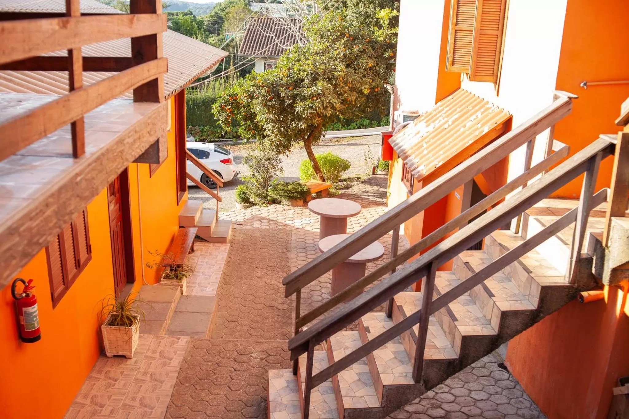 View (from property/room), Balcony/Terrace in Pousada Barth