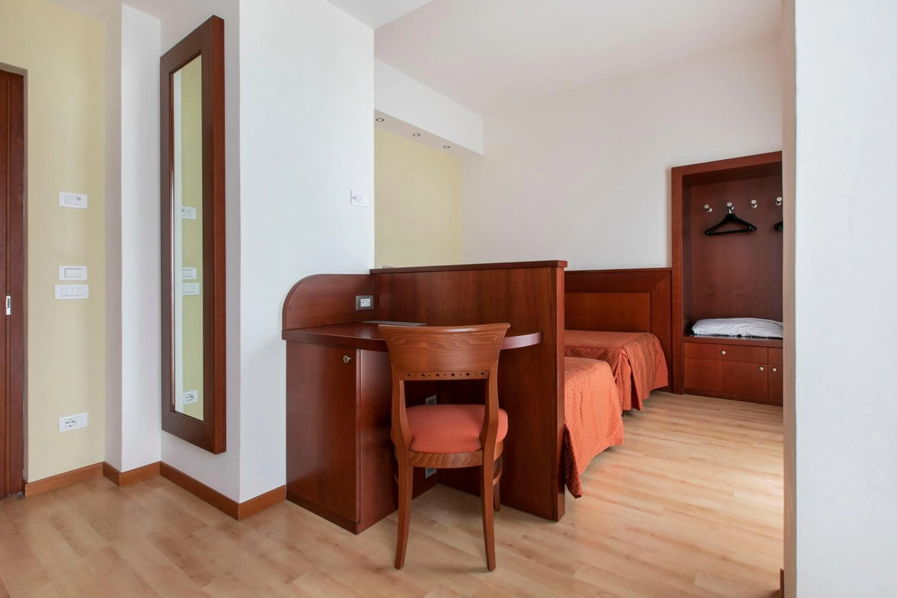 Seating area, Bed in Hotel Conradi