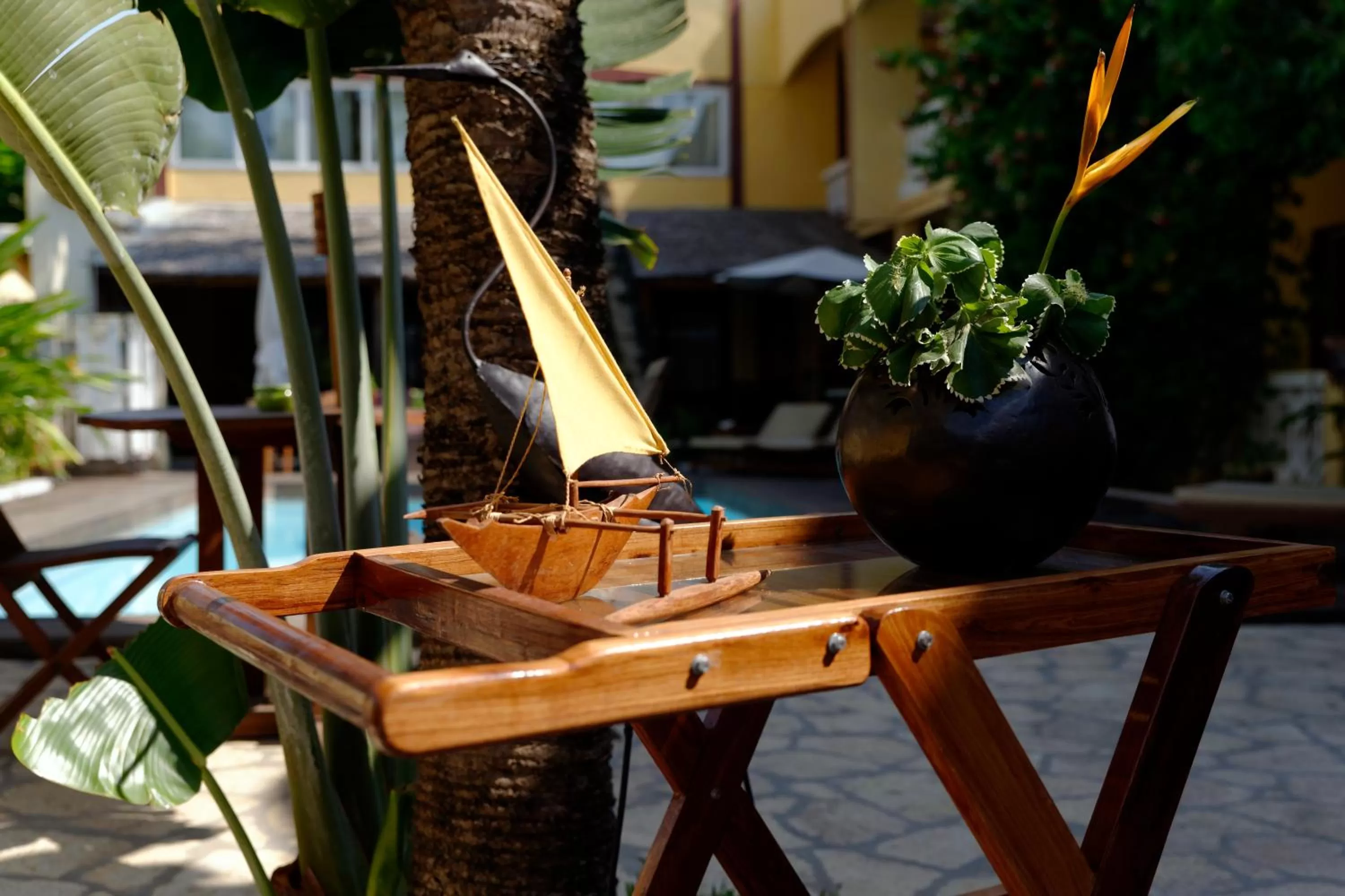 Lounge or bar in Hôtel Restaurant Coco Lodge Majunga