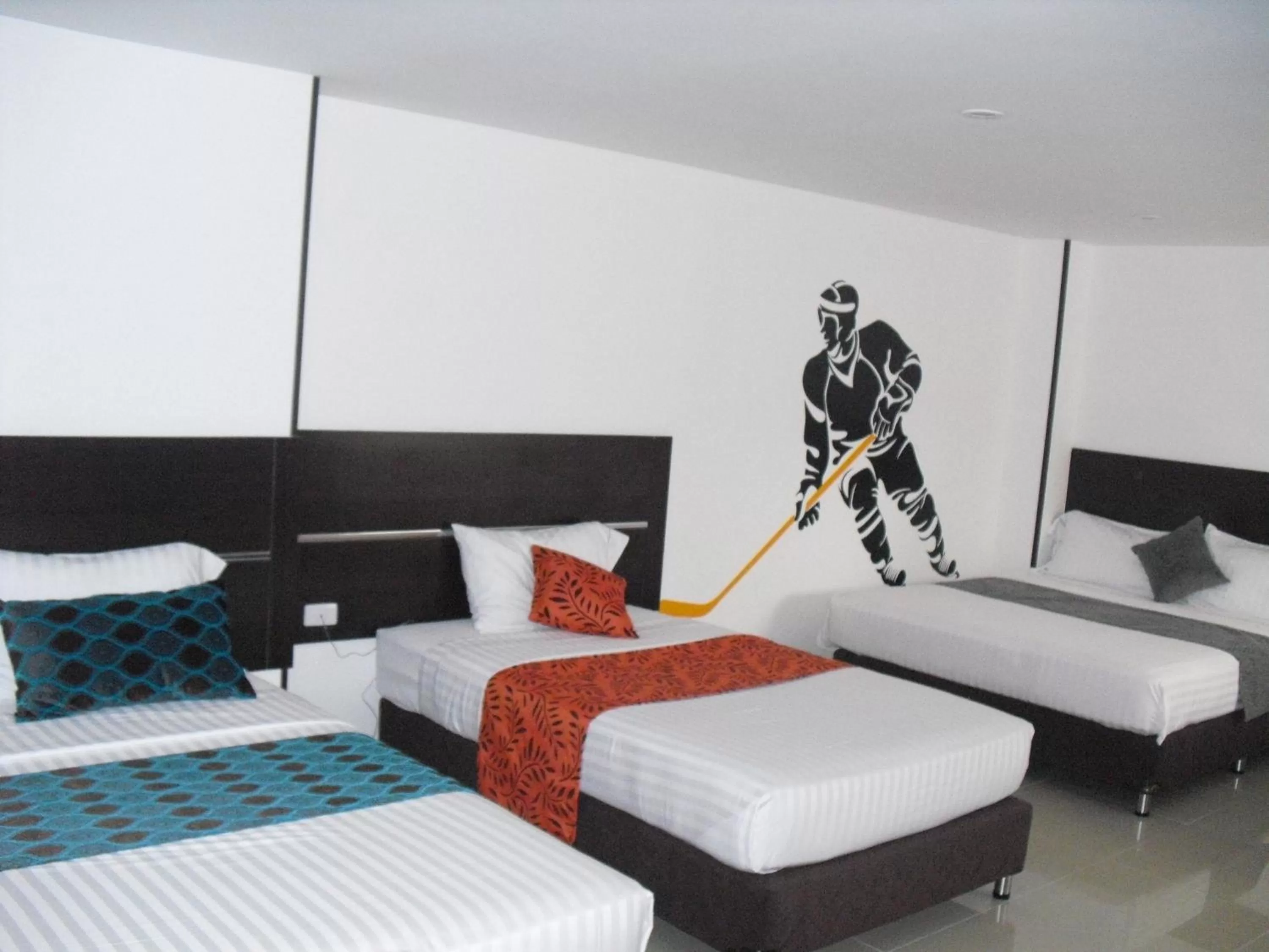 Bed in AW Hotel Sport