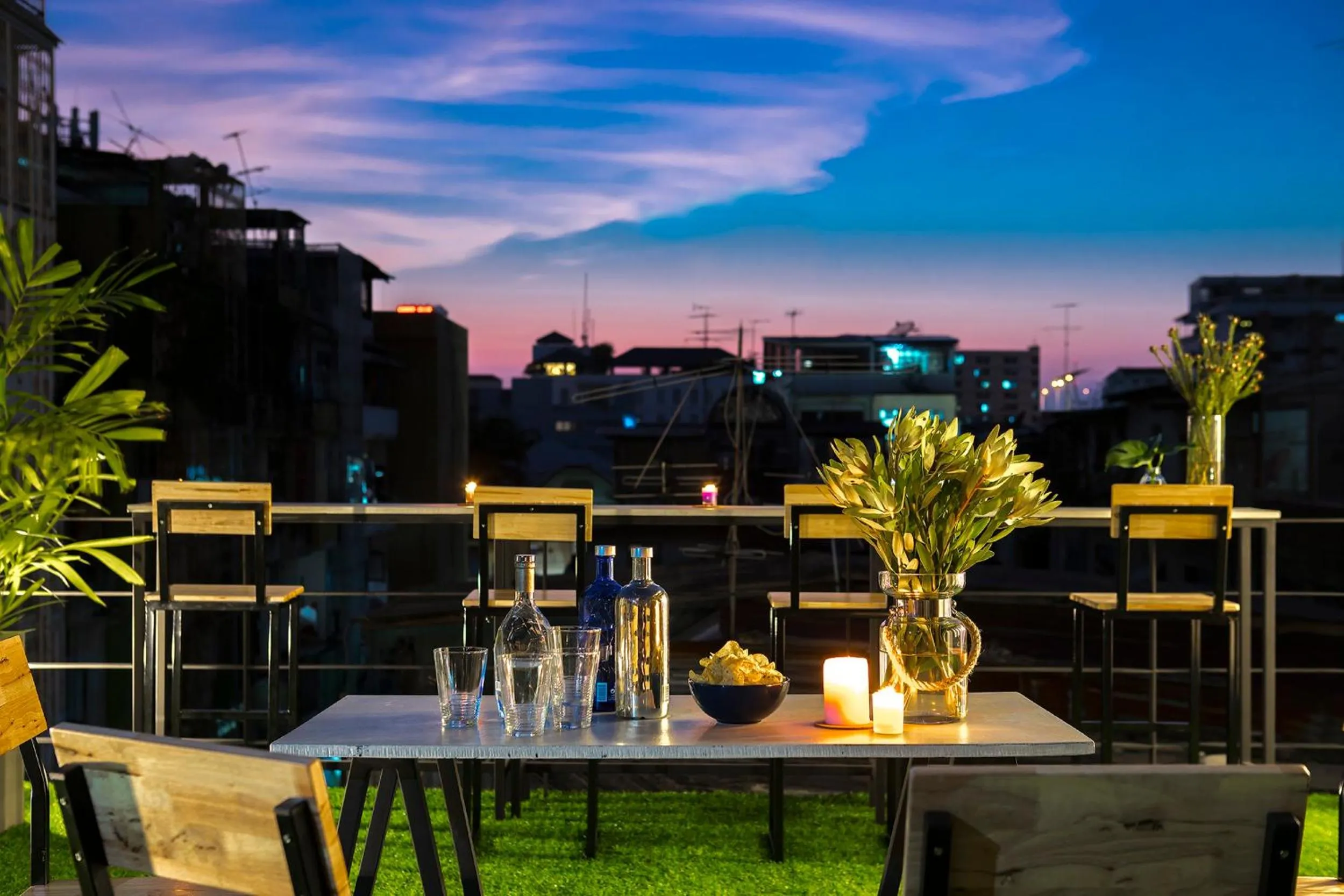 Balcony/Terrace in Timber Hostel