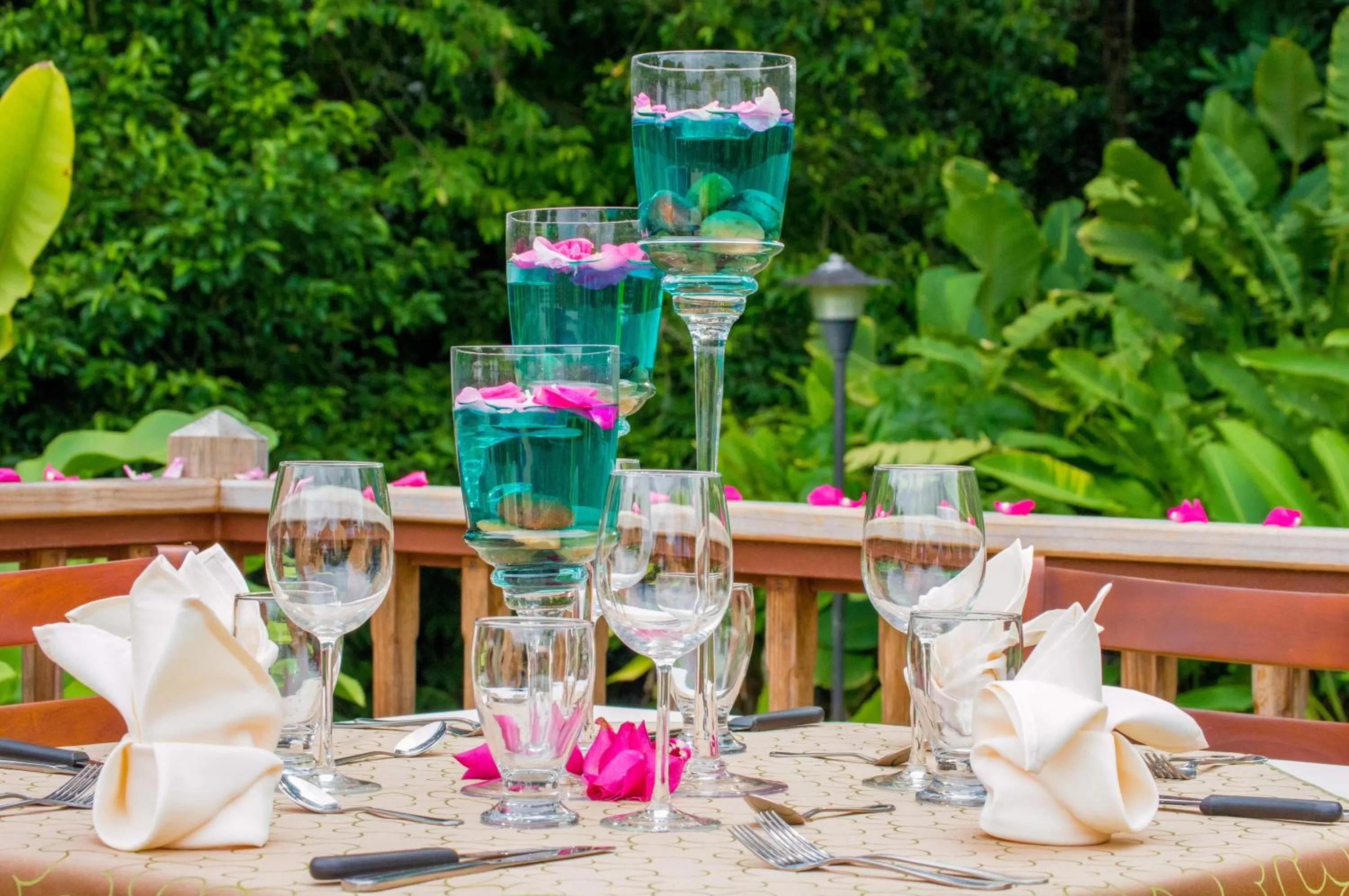 Patio in La Foresta Nature Resort