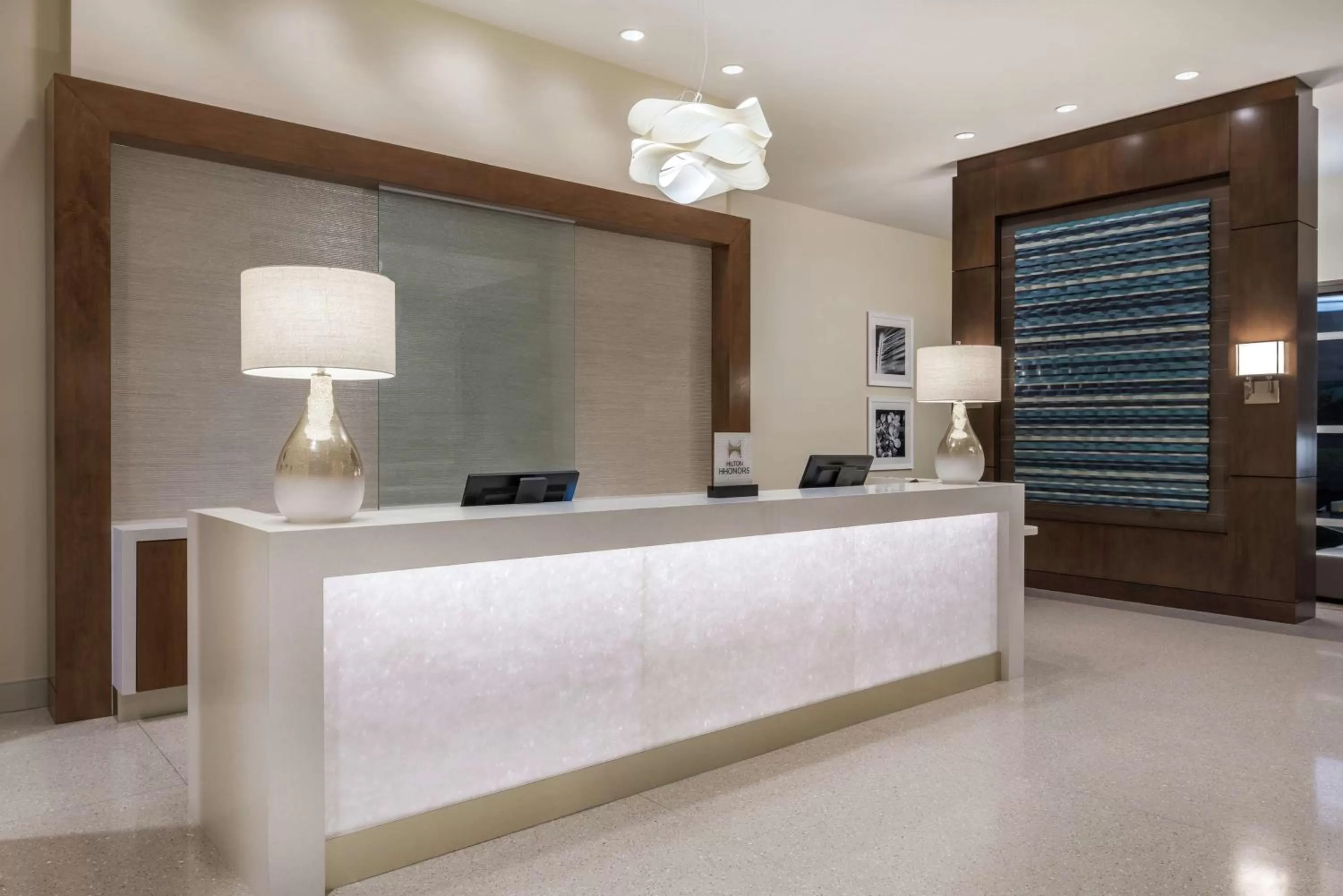Lobby or reception in Hilton Garden Inn Miami Dolphin Mall