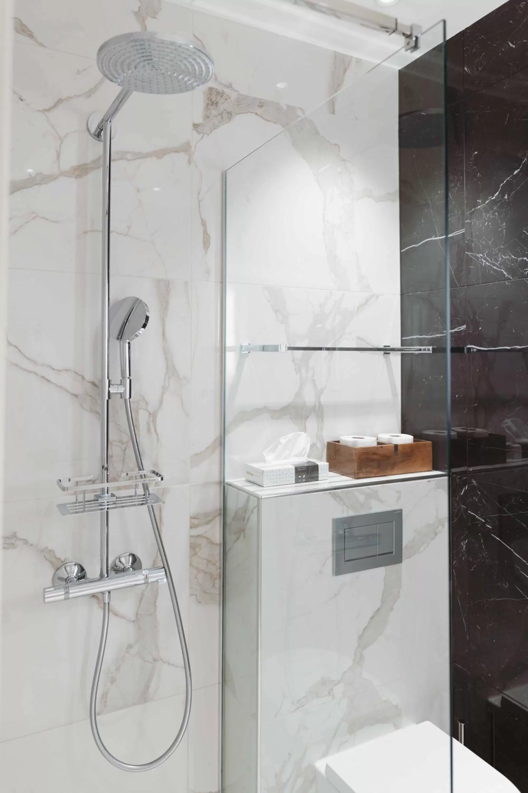 Shower in Hotel Bastian