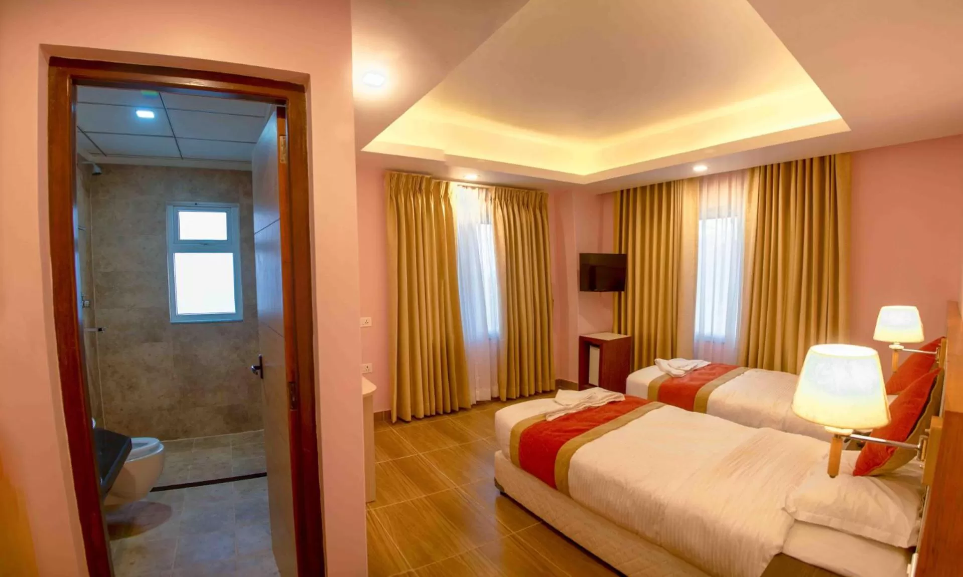 Bedroom, Bed in Hotel Krishna Kathmandu