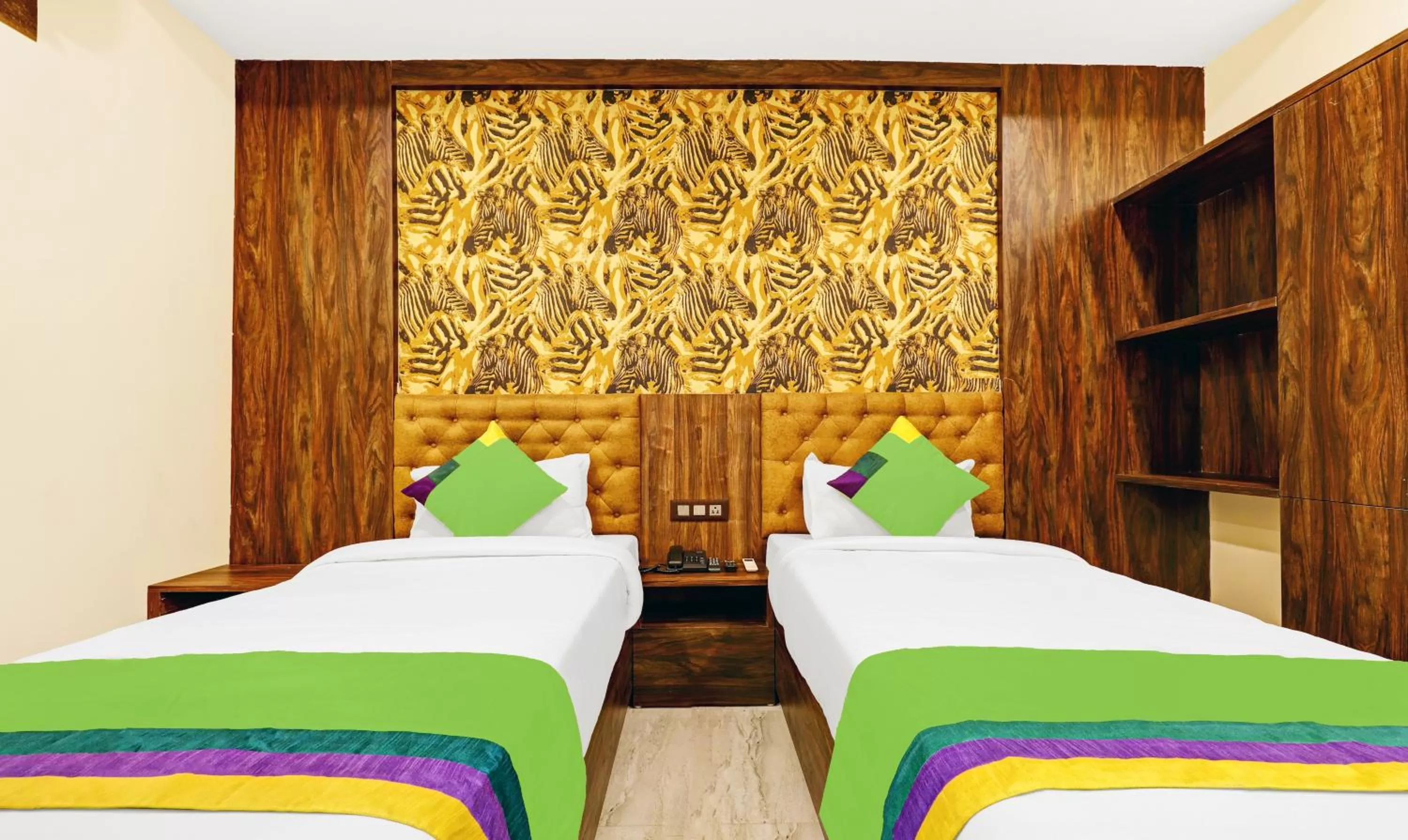 Bedroom, Bed in Treebo Spring Brook